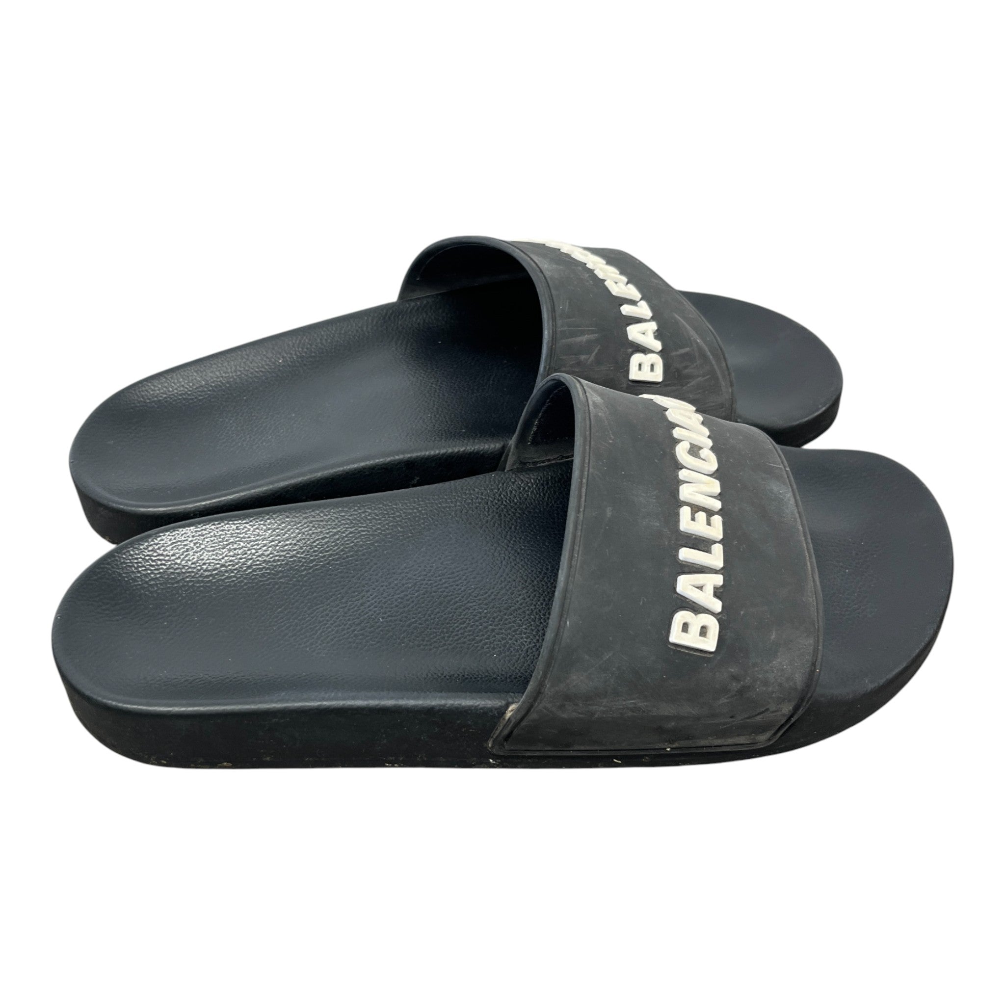 Men's Logo Slides Black Size EU 40 / UK 6