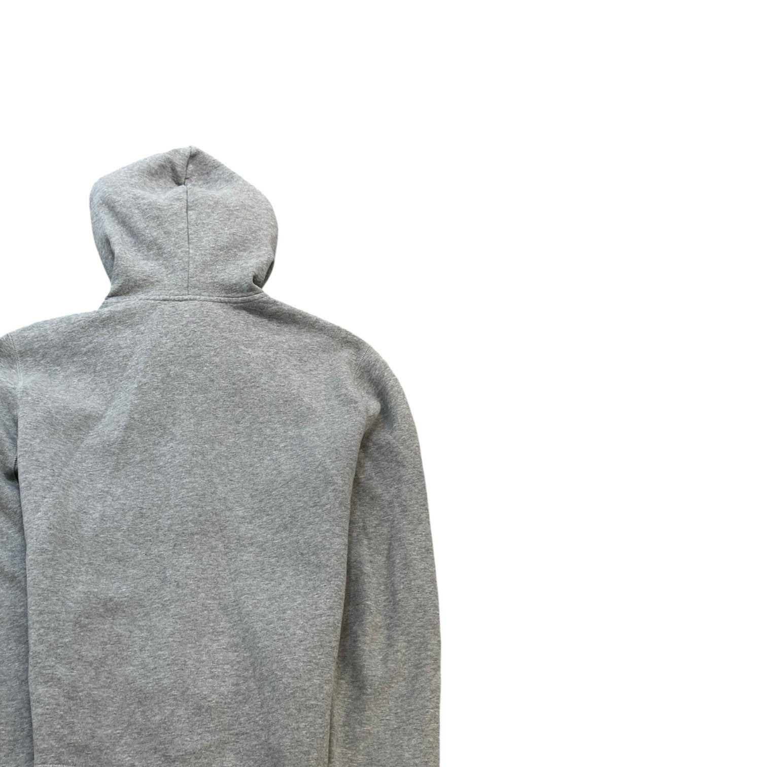 Men's Embroidered Logo Hoodie Grey Size M