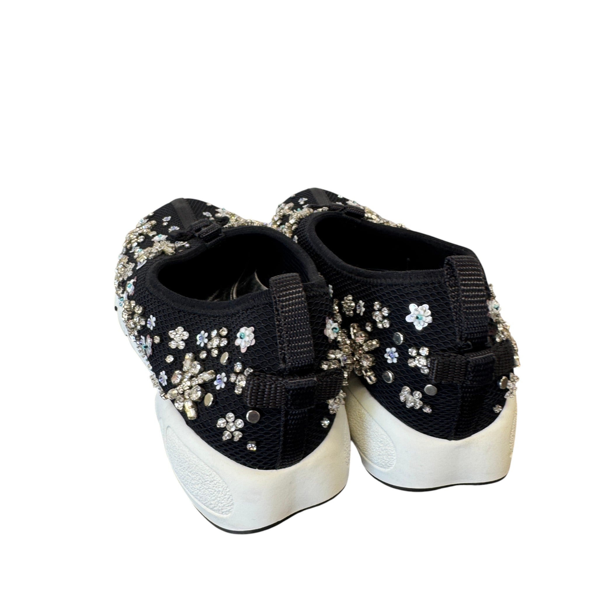 Women's Embellished Low Trainers Black Size EU 36.5 / UK 3.5