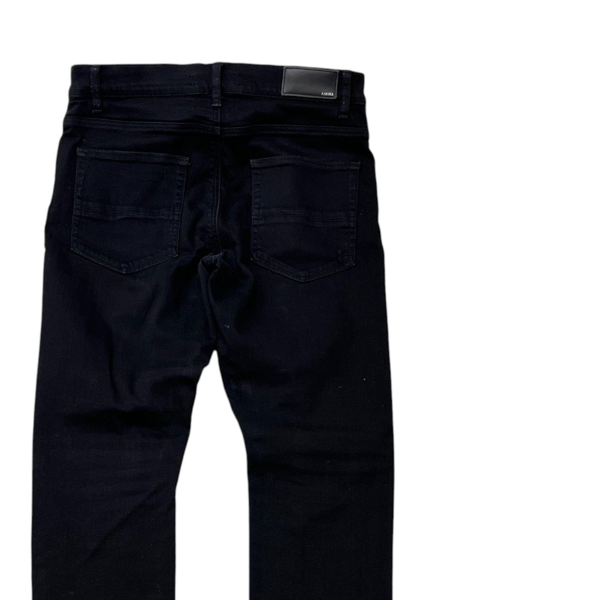 Men's Mx1 Distressed Jeans Black Size Waist 34"