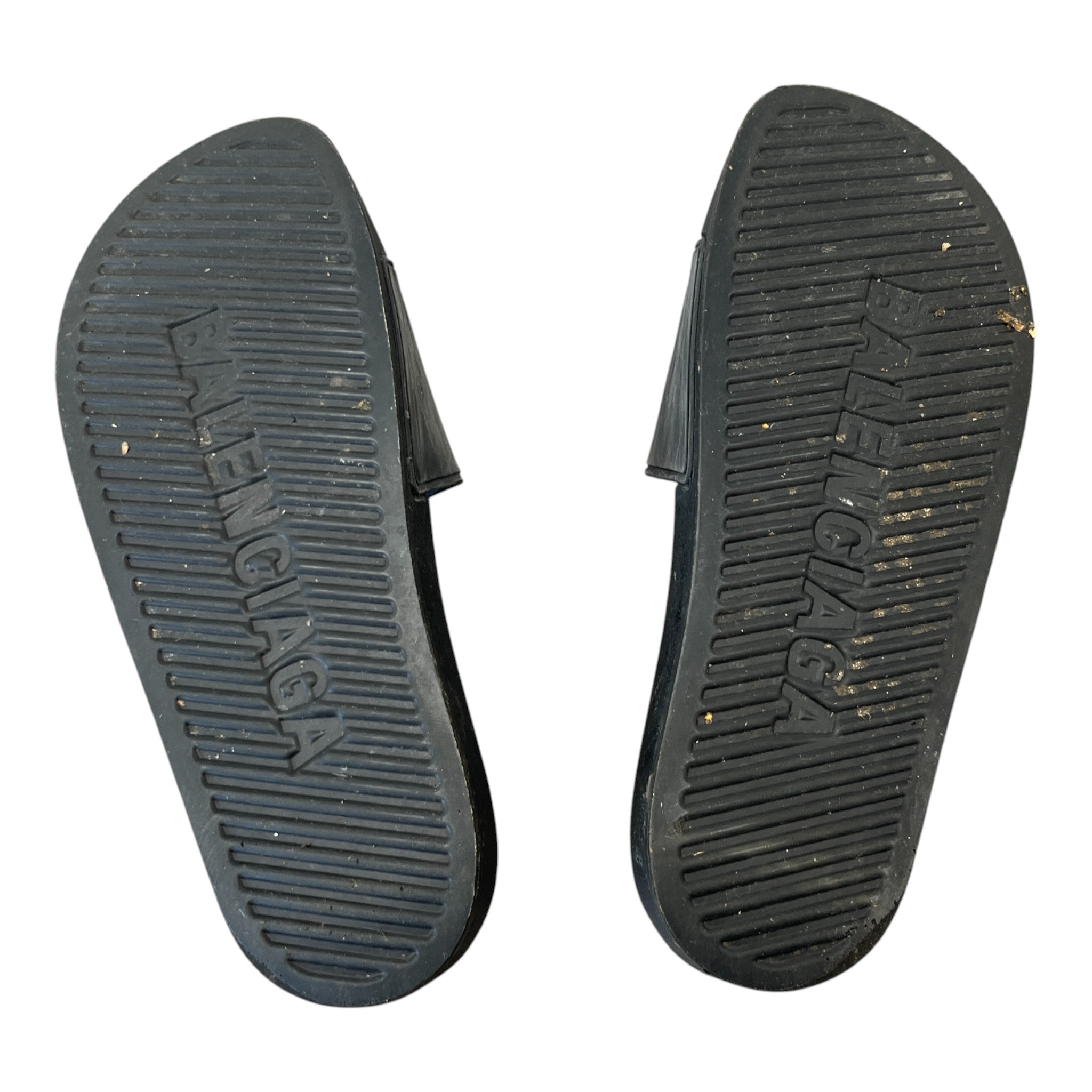 Men's Logo Slides Black Size EU 40 / UK 6