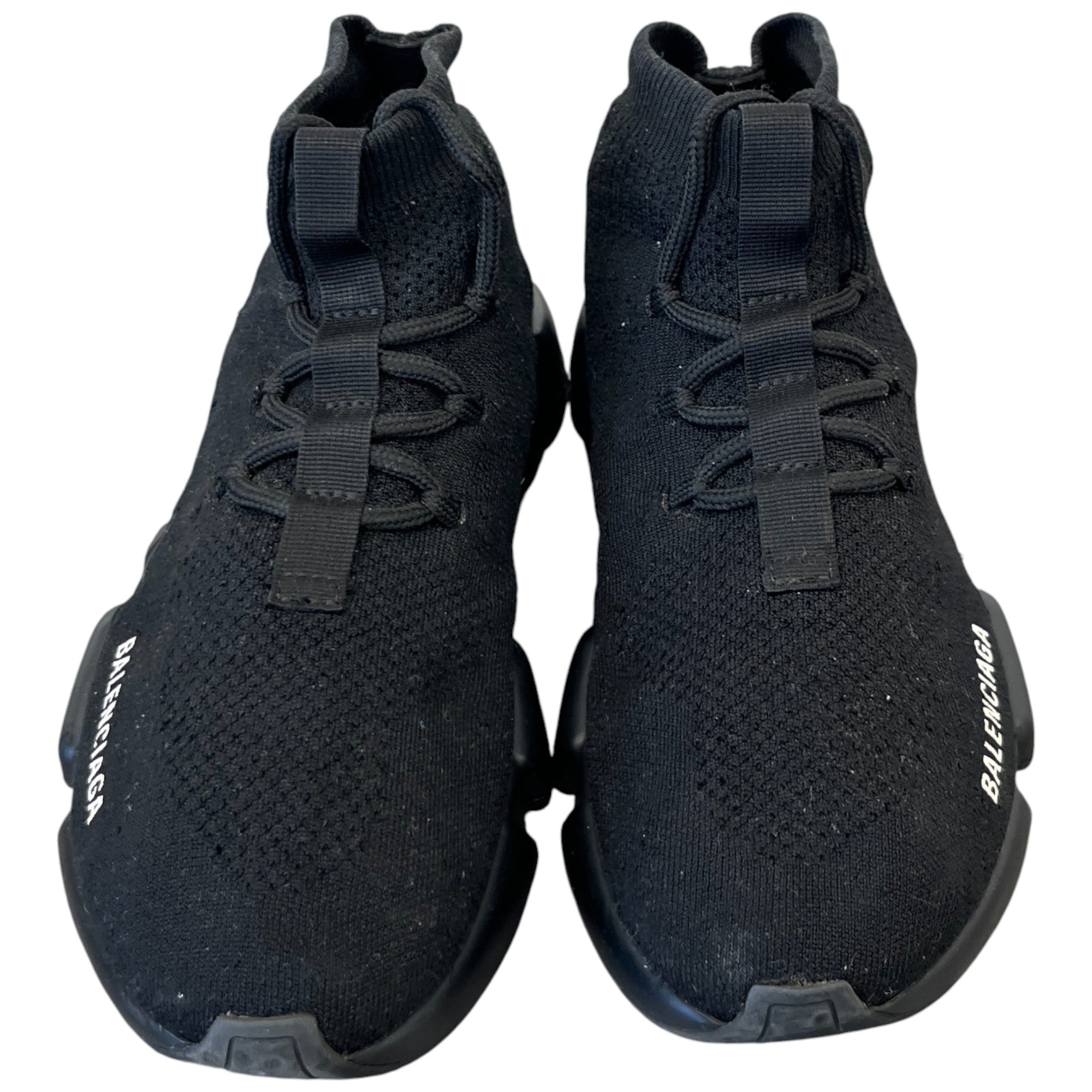 Men's Speed Lace Up Low Trainers Black Size EU 40 / UK 6