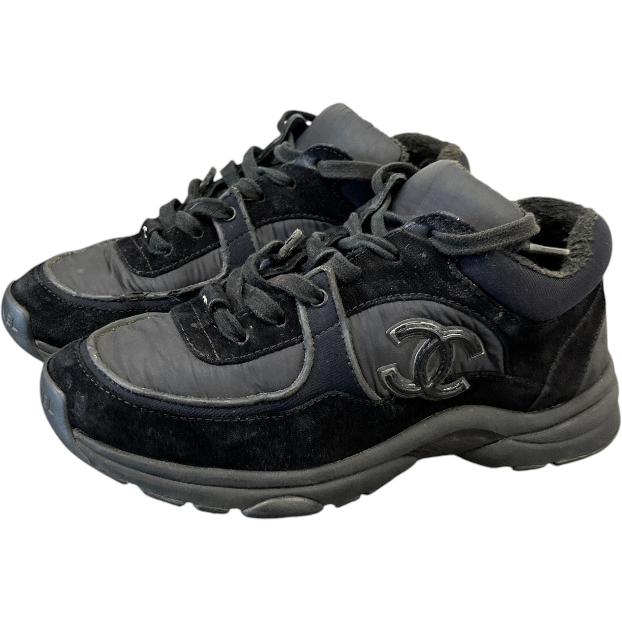 Women's Cc Runners Low Trainers Black Size EU 37 / UK 4