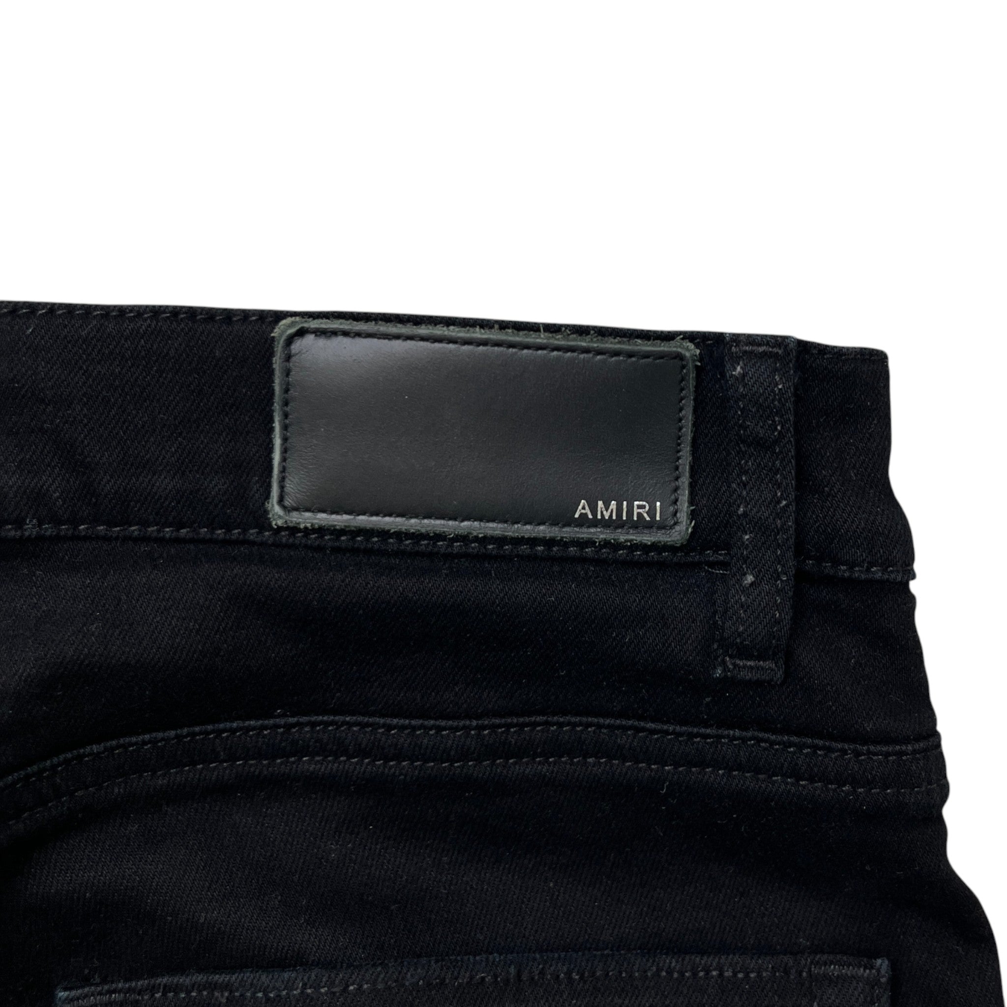 Men's Mx1 Distressed Jeans Black Size Waist 34"