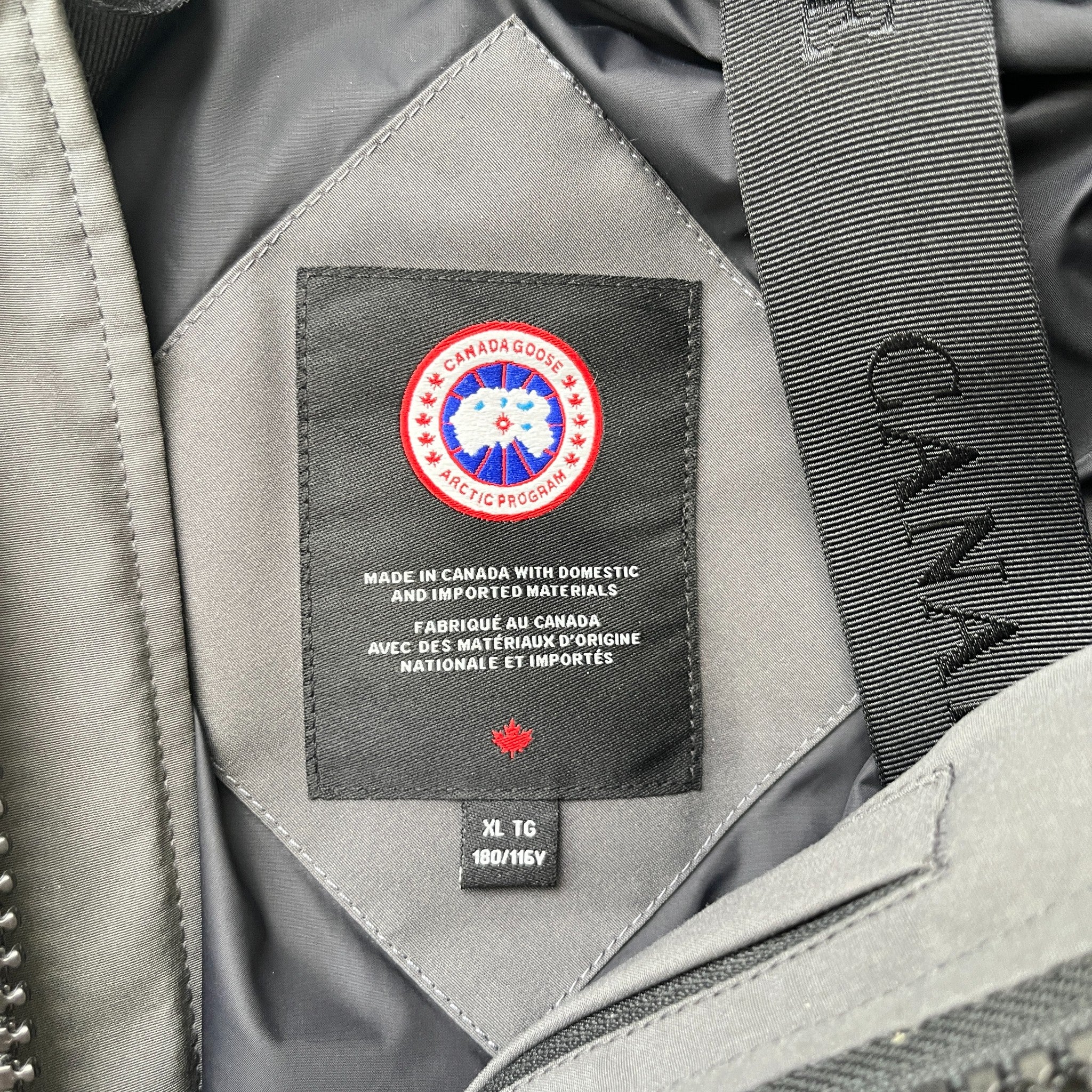 Men's Wyndham Down Jacket Grey Size XL