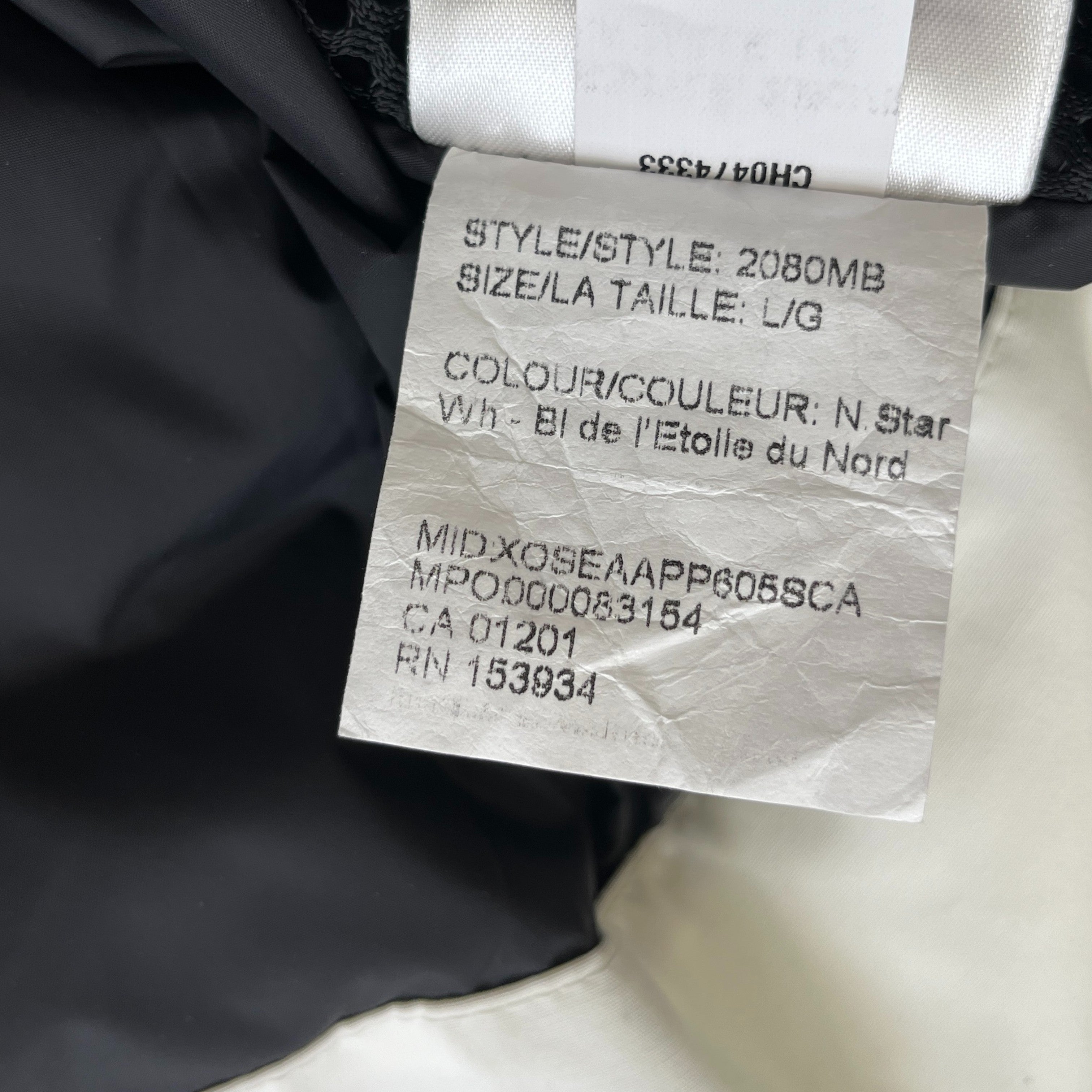 Men's Wyndham Parka Down Jacket White Size M