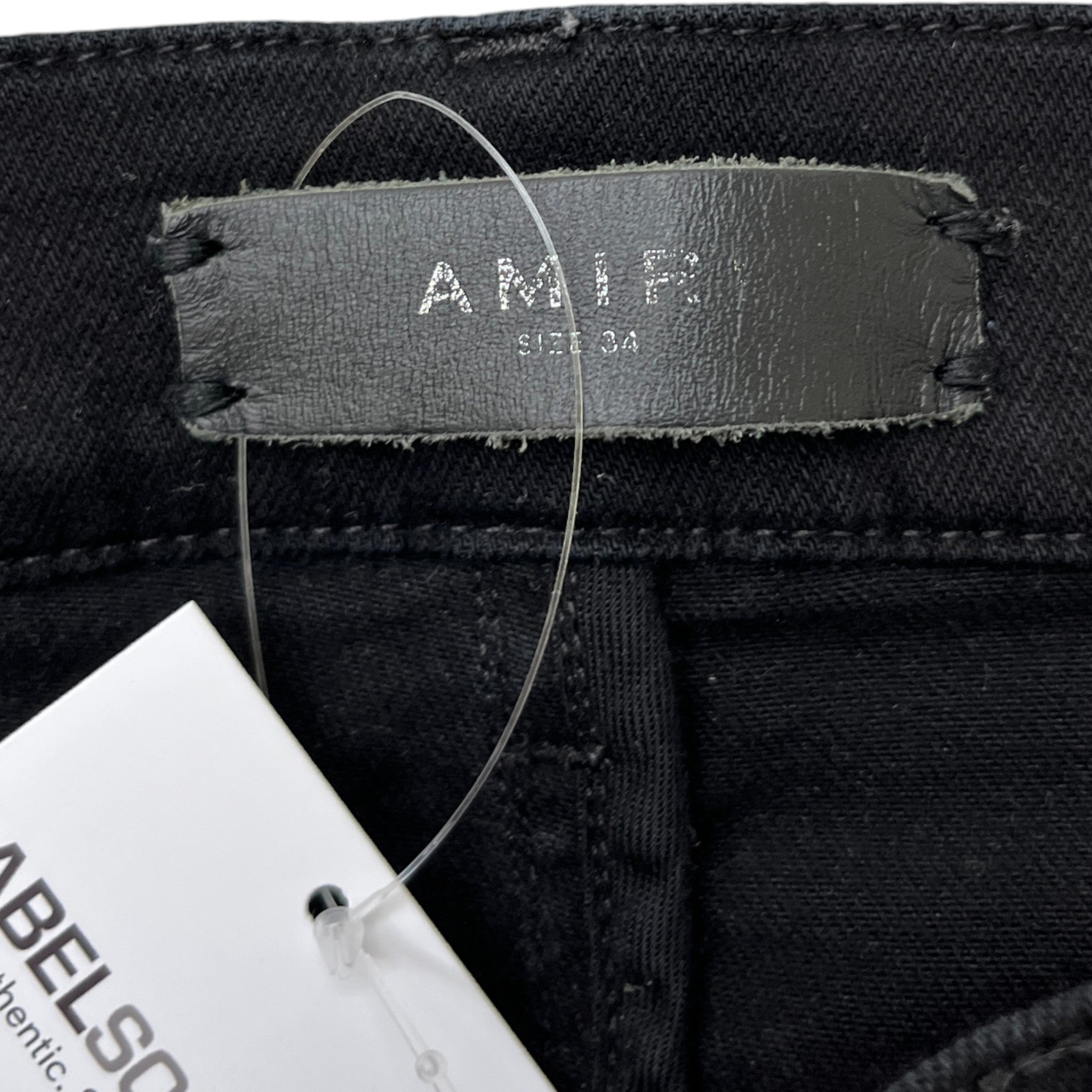 Men's Mx1 Distressed Jeans Black Size Waist 34"