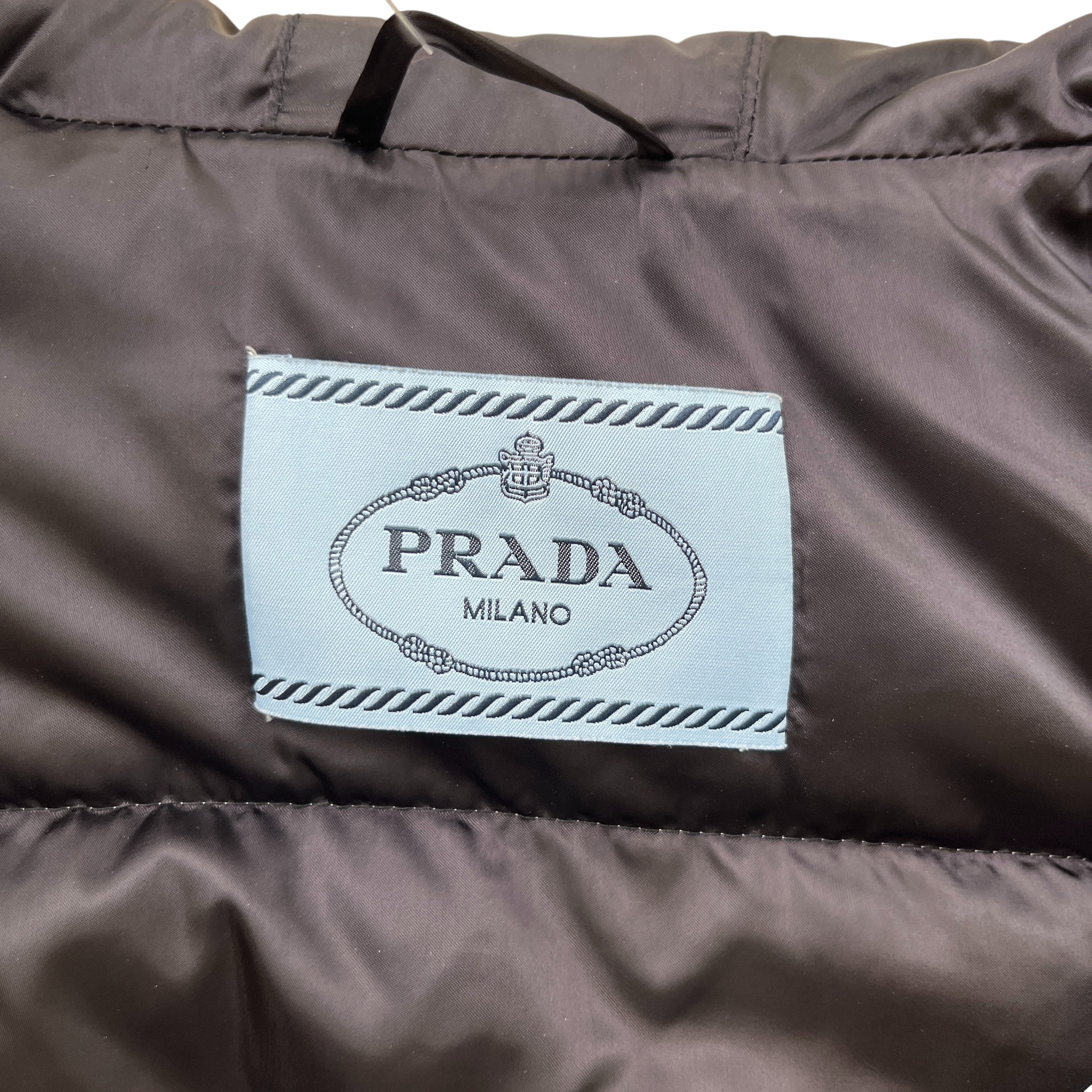 Women's Plaque Logo Down Jacket White Size IT 40 / UK 8