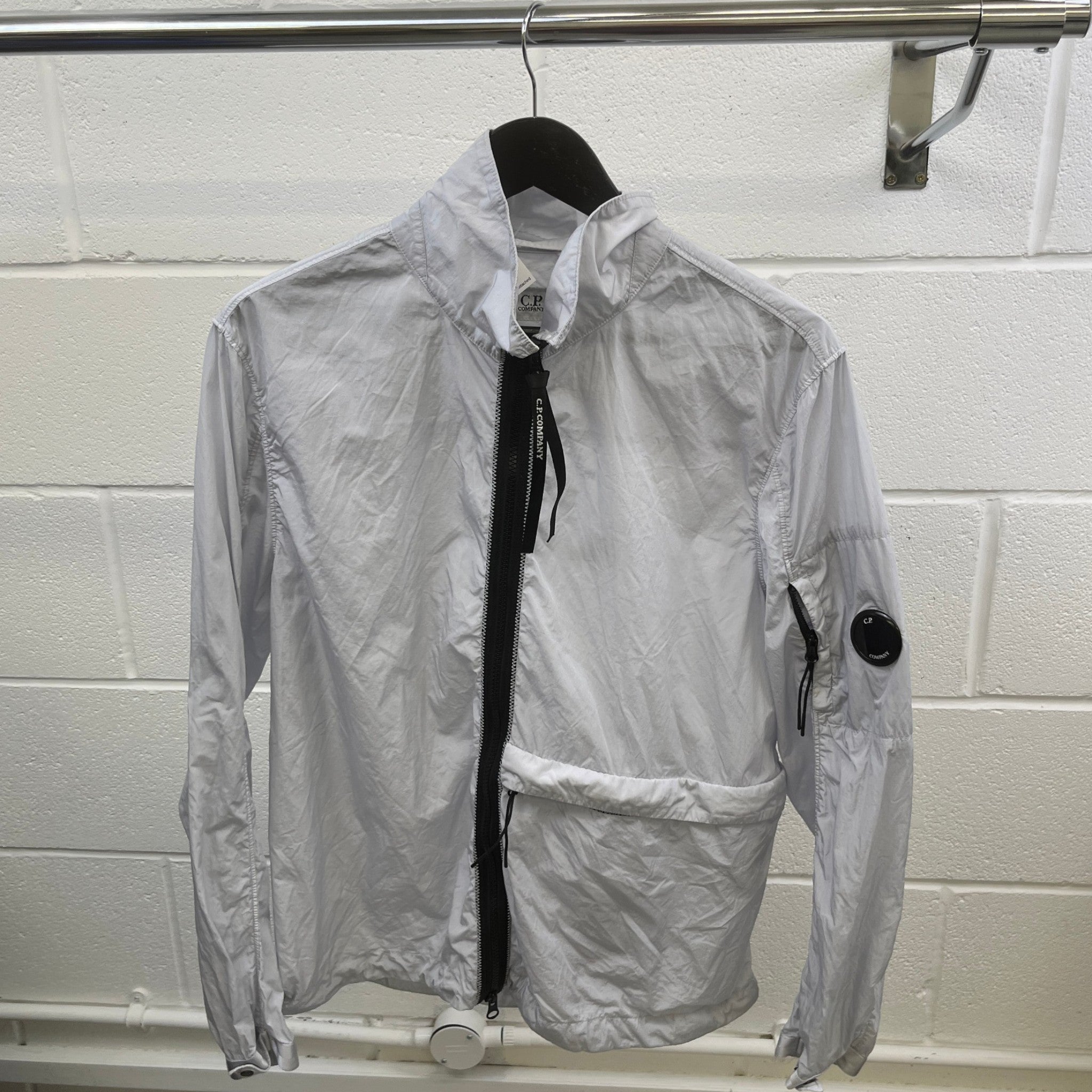 Men's Lens Logo Jacket Grey Size M
