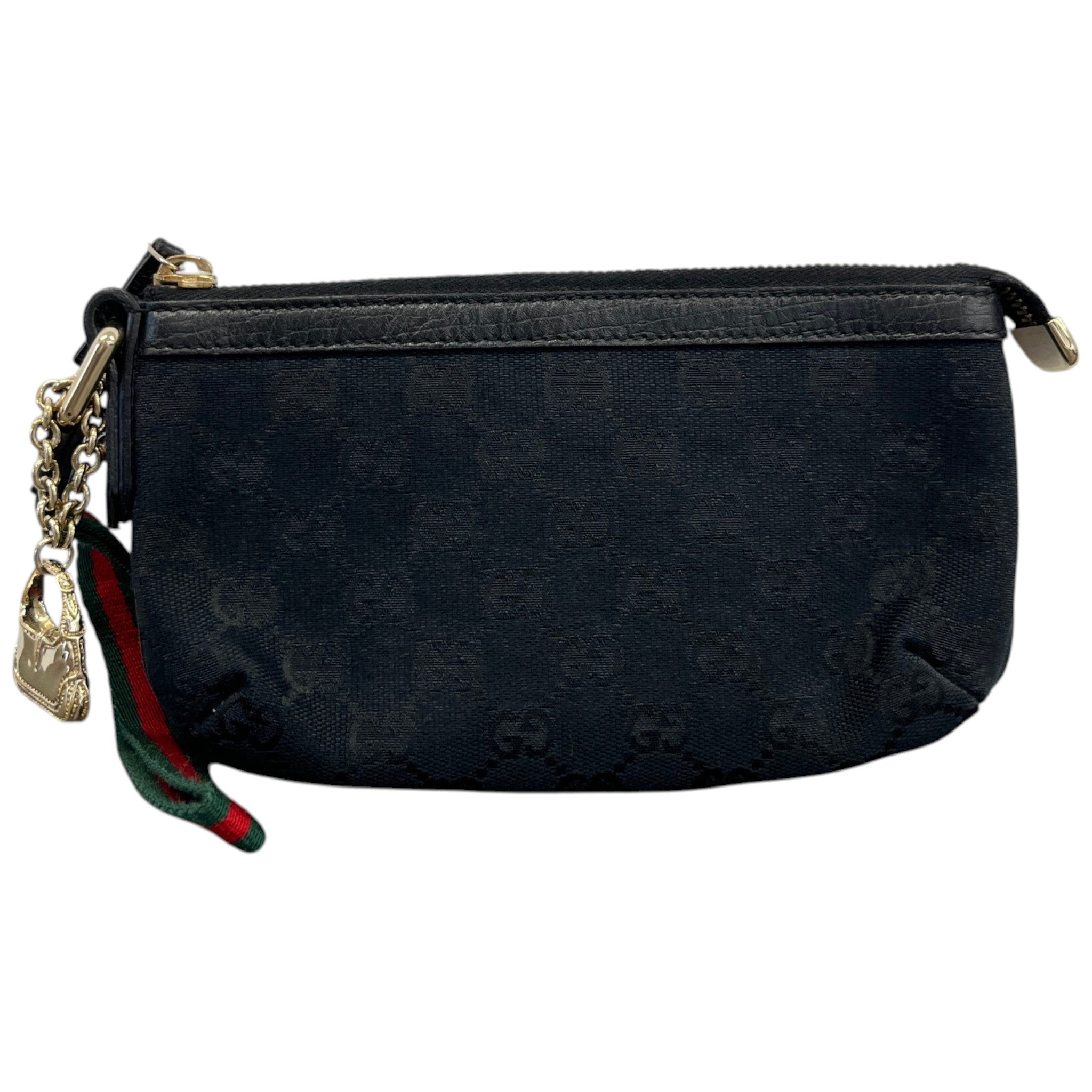 Women's Ophidia Web Wristlet Pouch Black