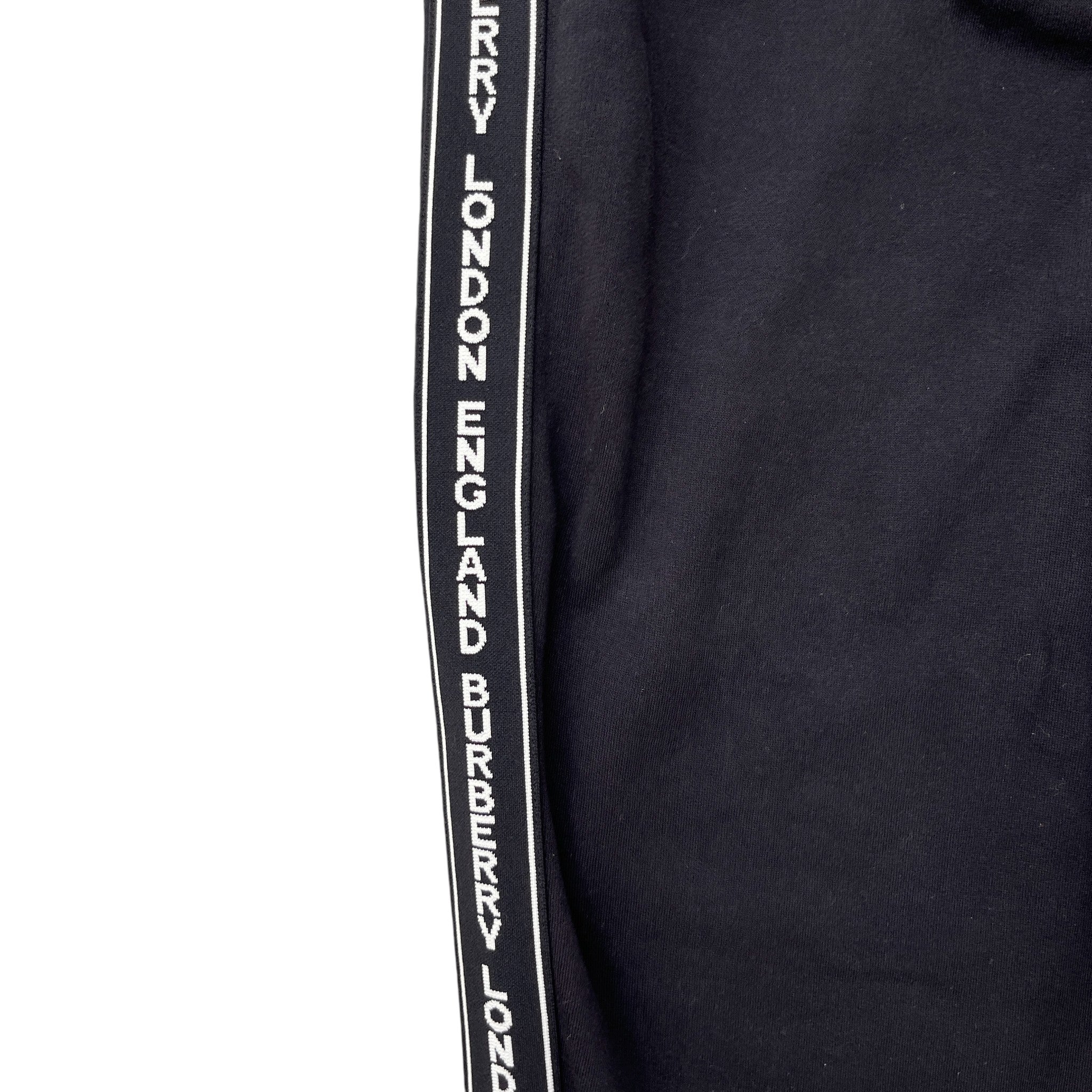 Men's Logo Stripe Joggers Black Size L