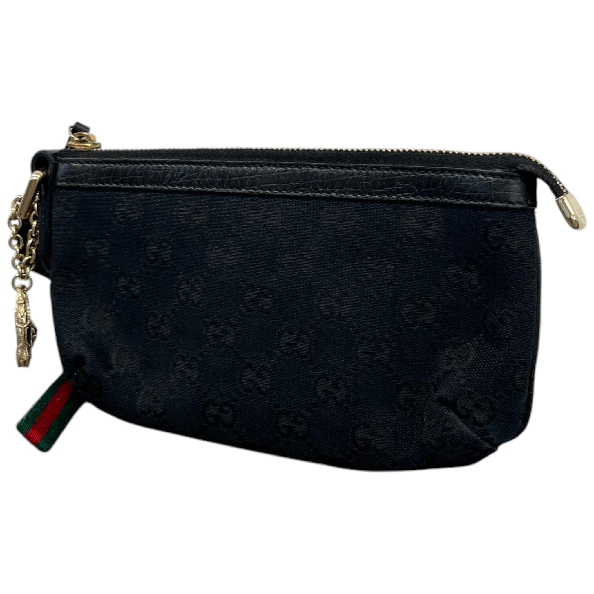 Women's Ophidia Web Wristlet Pouch Black