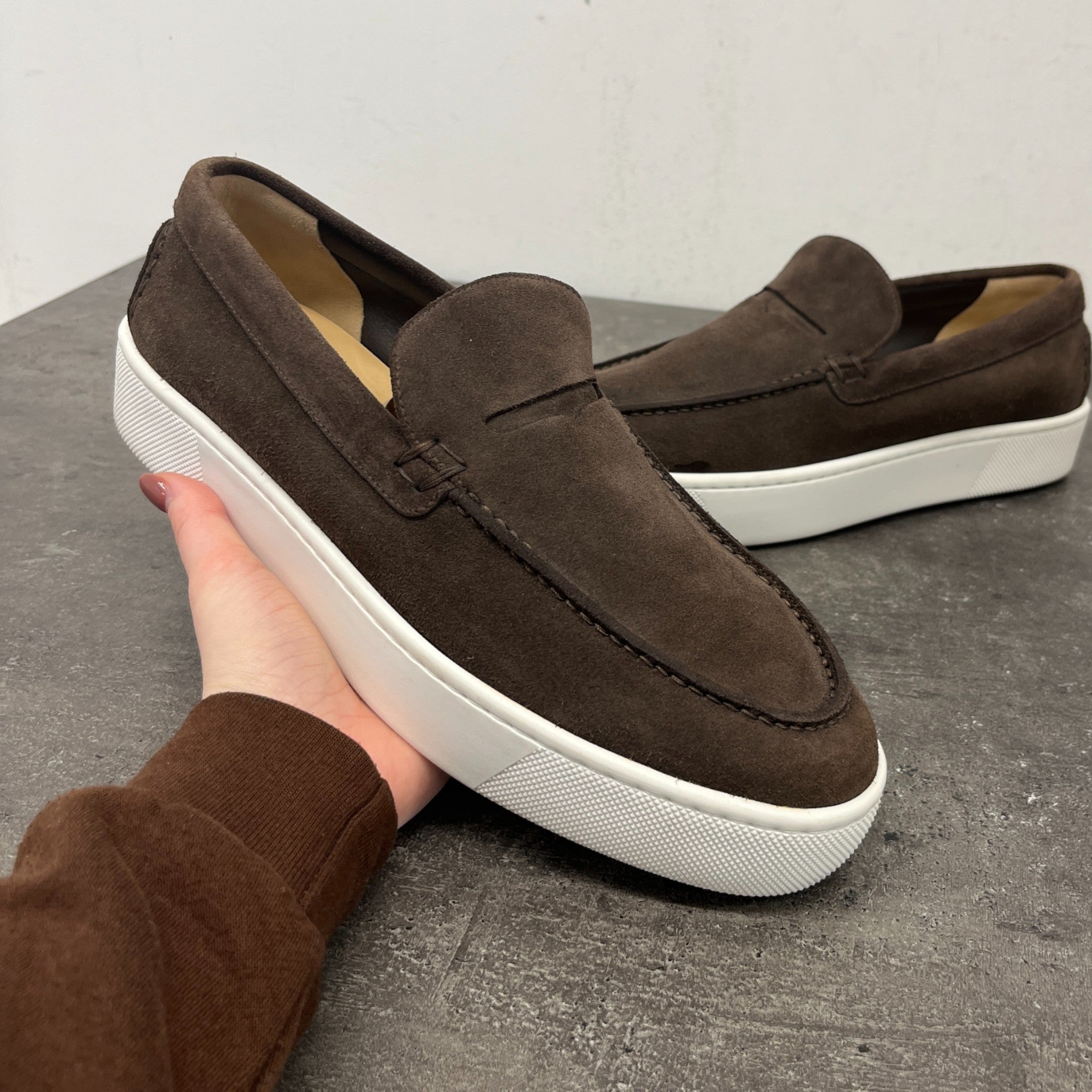 Men's Plaueboat Loafers Brown Size EU 43 / UK 9