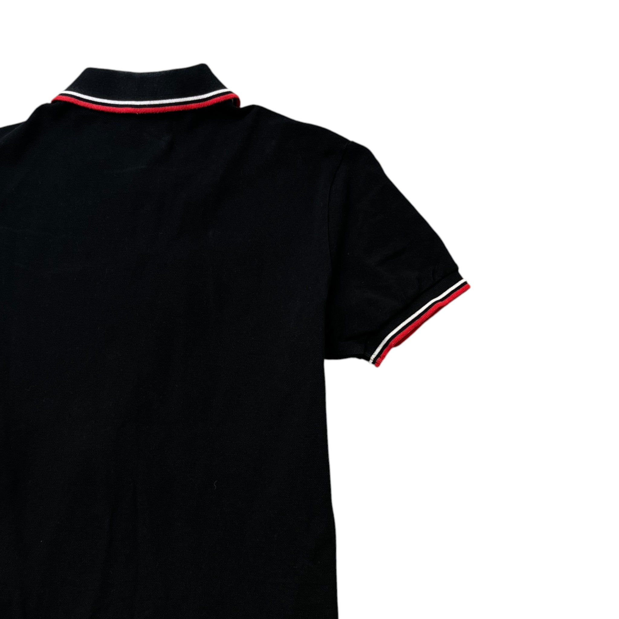 Men's Tab Logo Polo Shirt Black Size S