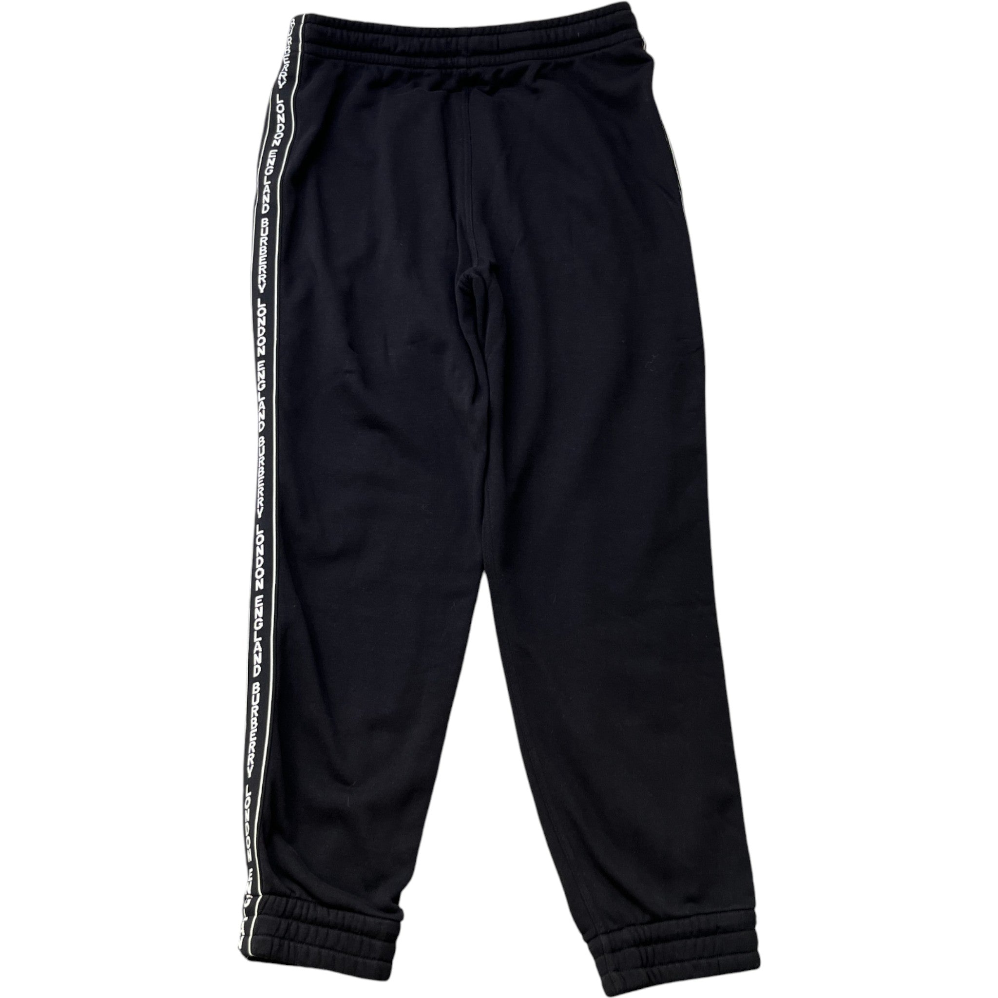 Men's Logo Stripe Joggers Black Size L