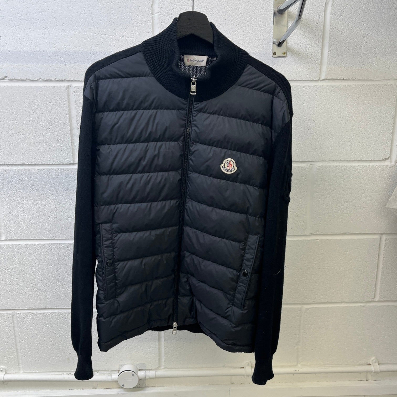 Men's Cardigan Tricot Jacket Black Size M
