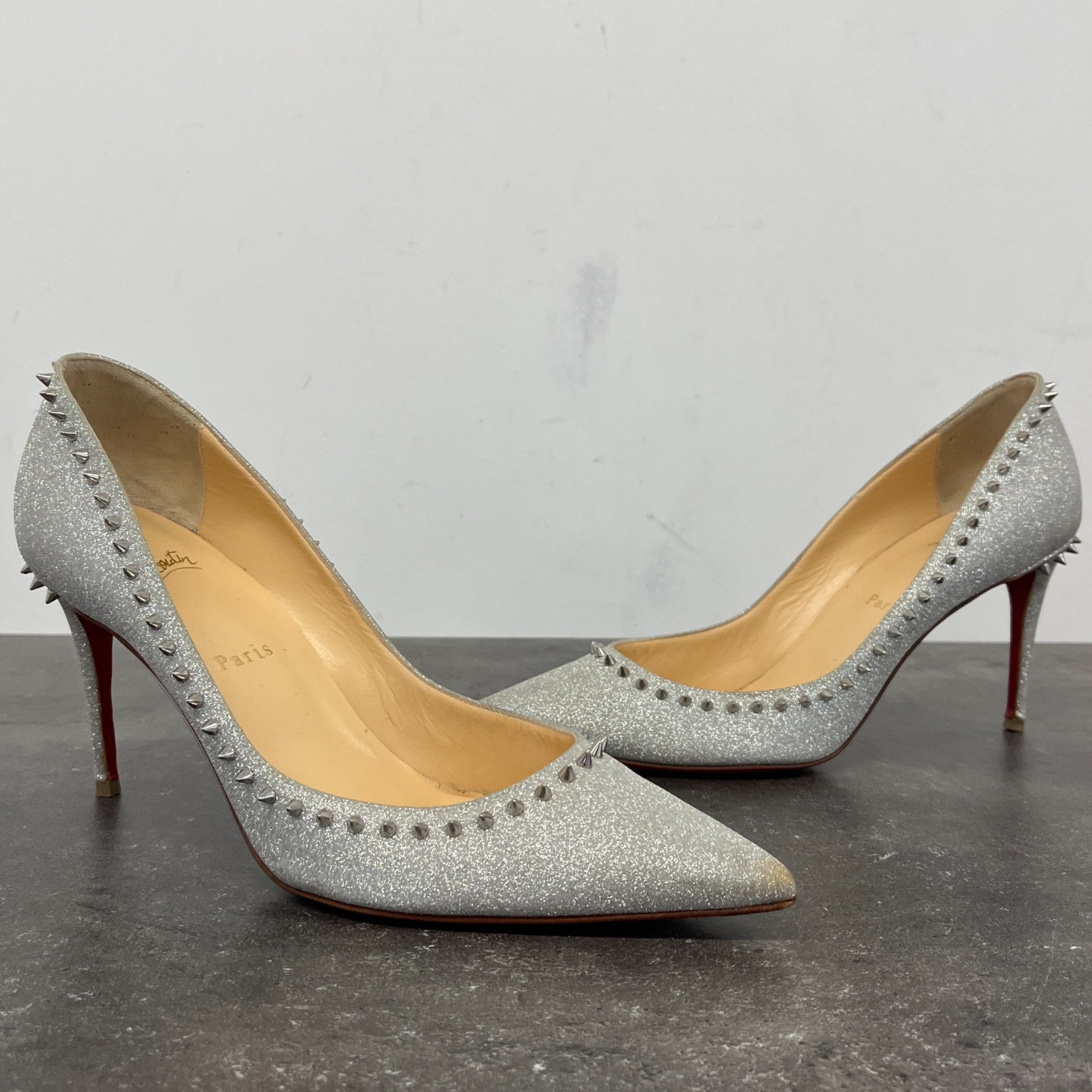 Women's Anjalina Heels Silver Size EU 39 / UK 6