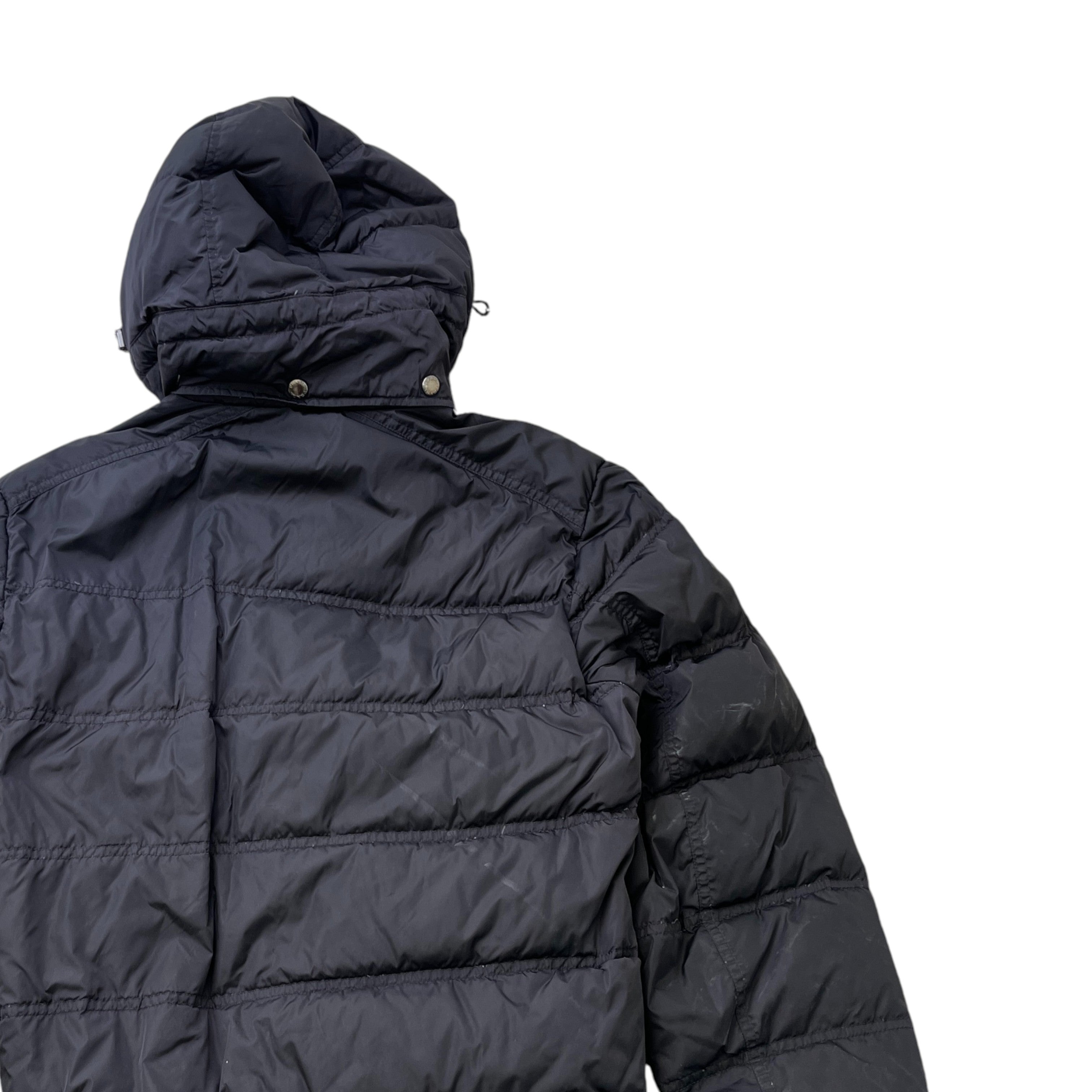 Men's Plaque Logo Down Jacket Black Size IT 48 / M