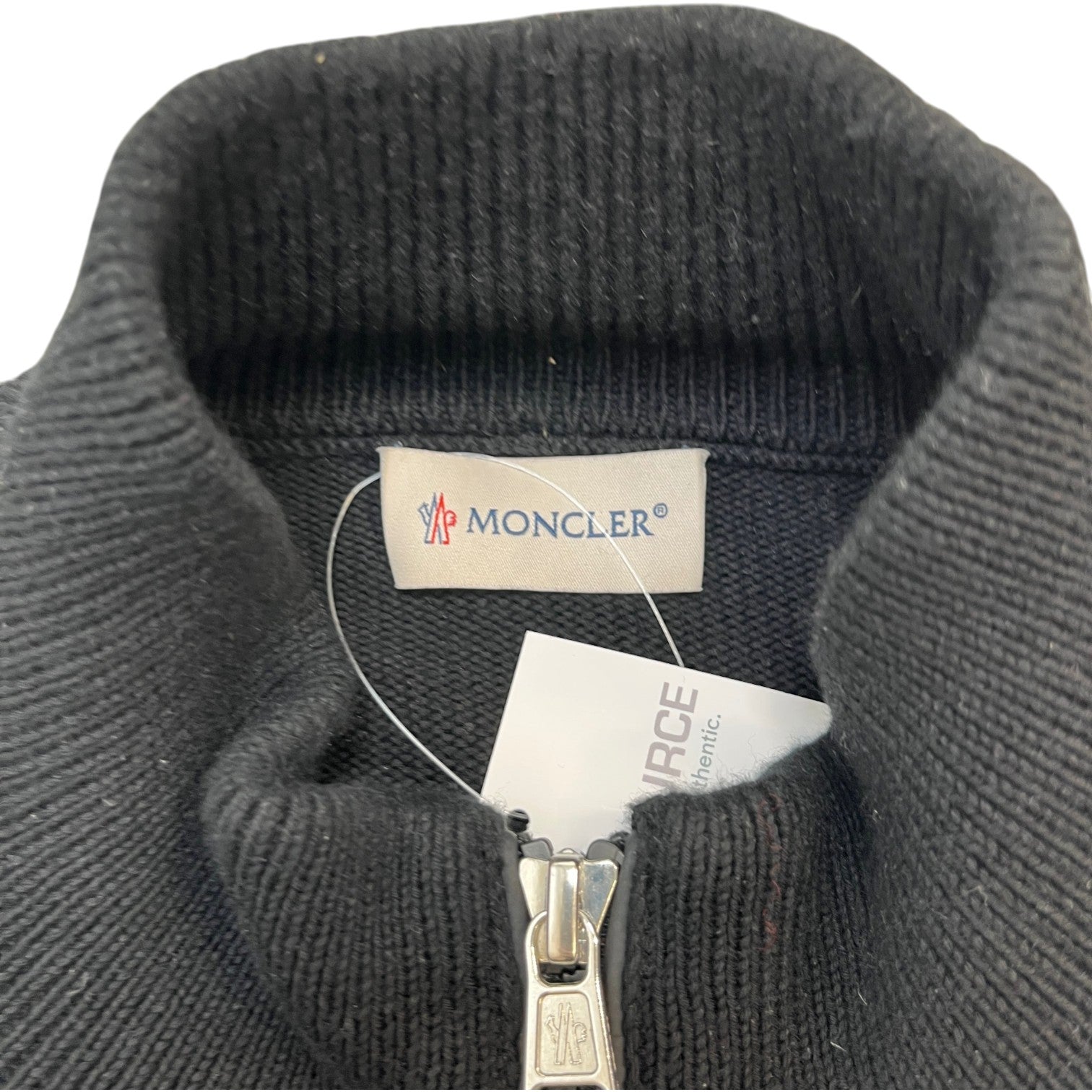 Men's Cardigan Tricot Jacket Black Size M