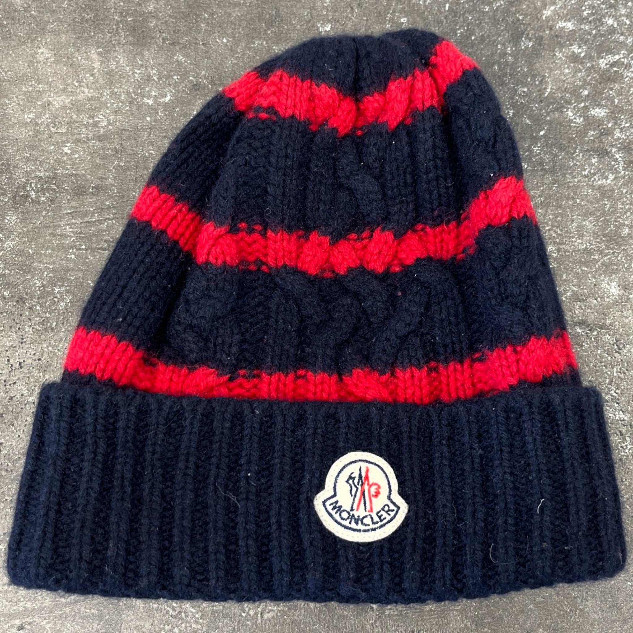 Men's Berretto Beanie Hat Navy