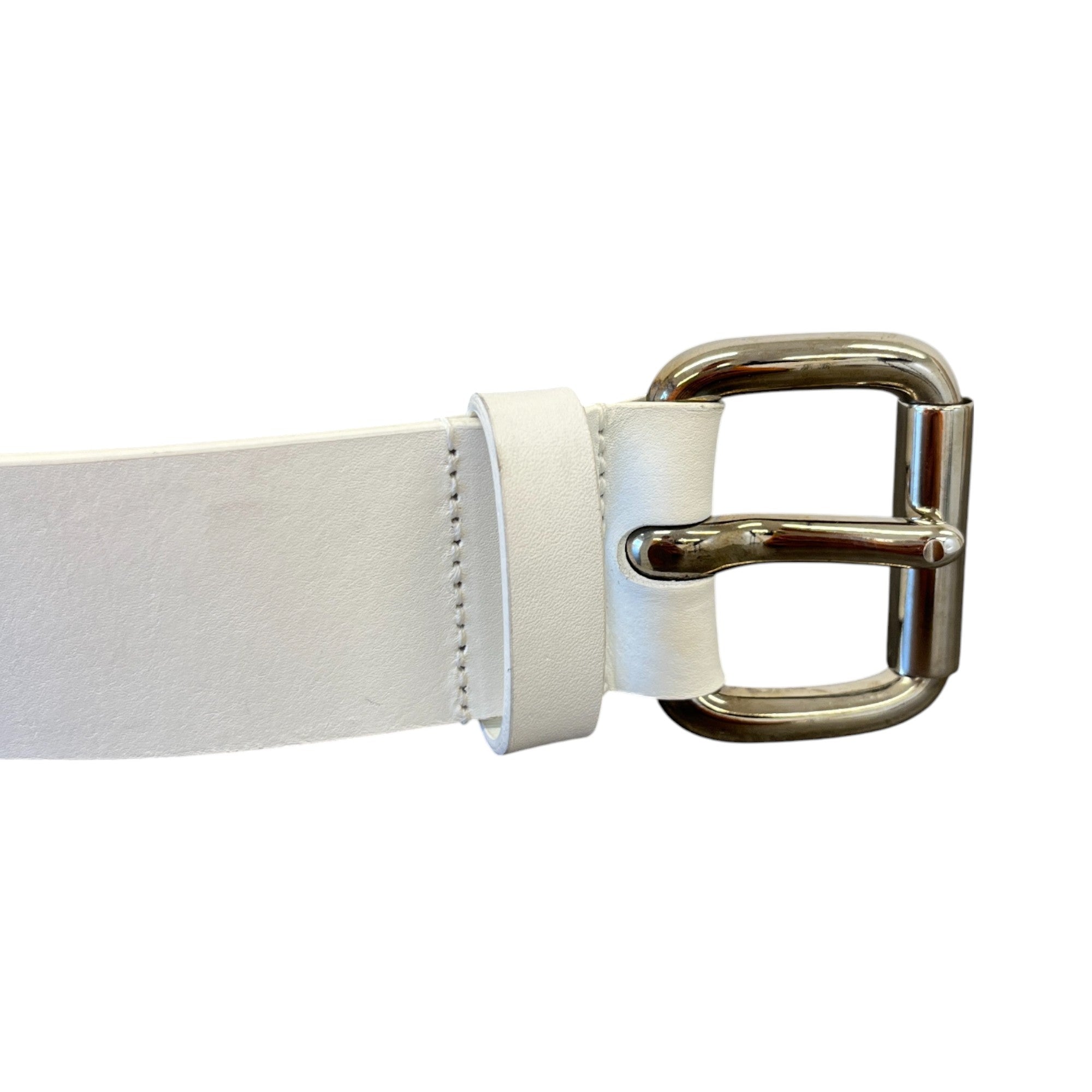 Women's Vintage Chain Detail Belt White Size 85CM / UK 10