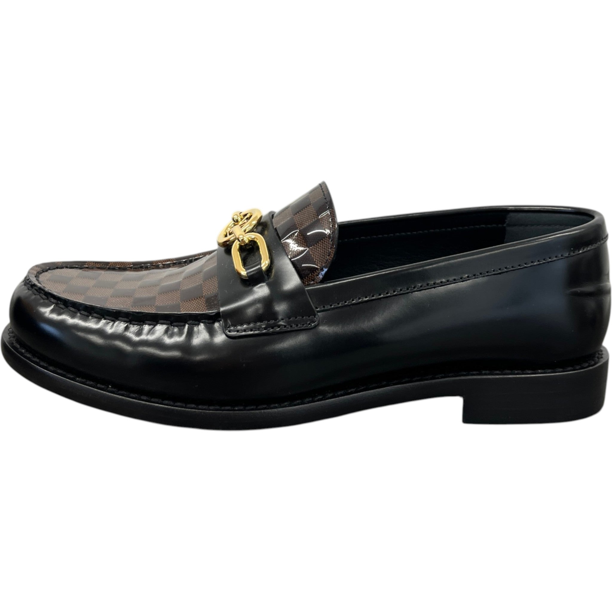 Women's Damier Academy Loafers Black Size EU 36 / UK 3