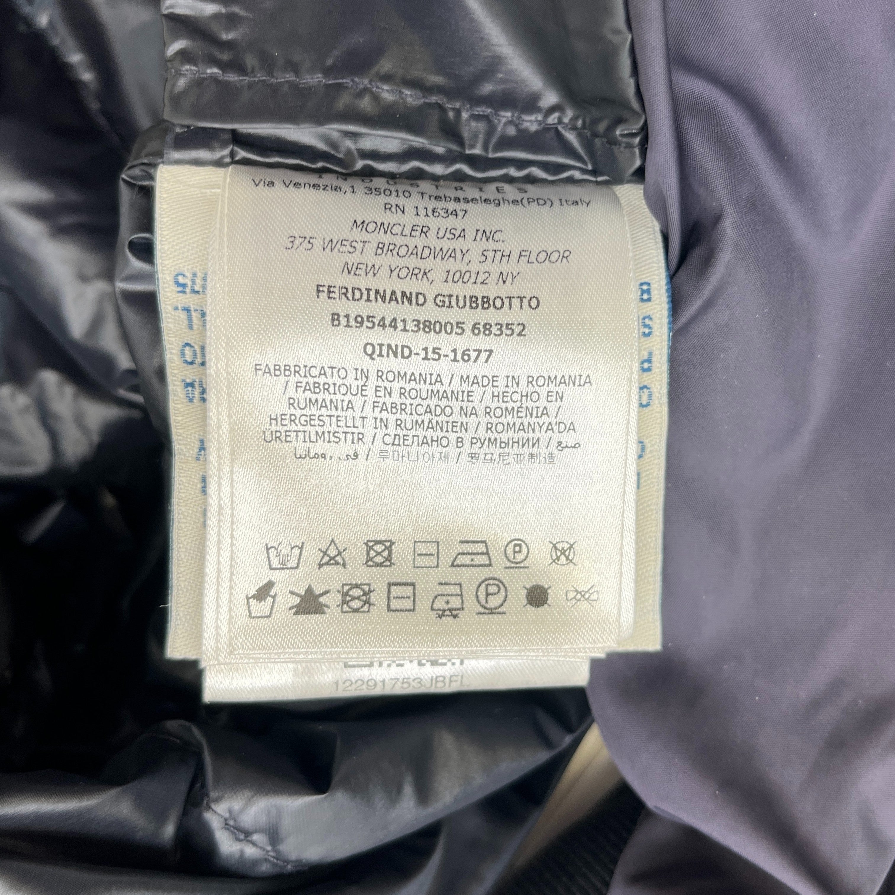 Men's Ferdinand Boys Age 8 Jacket Navy Size XXS