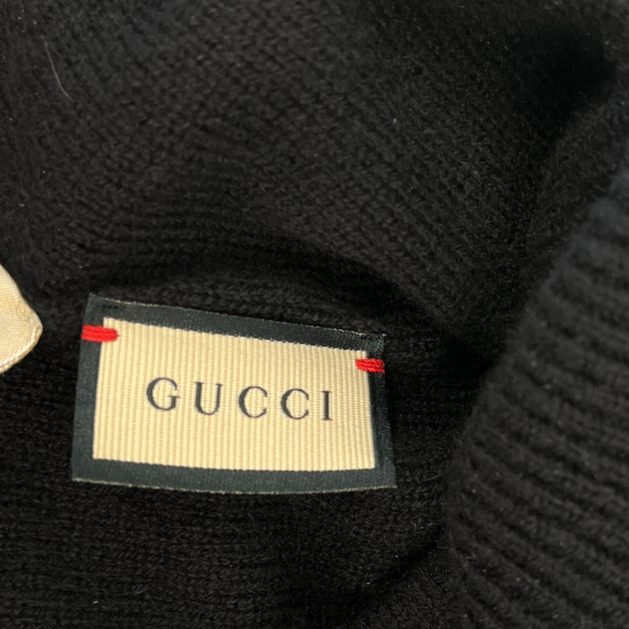 Women's Gg Cashmere Sparkle Hat Black Size M