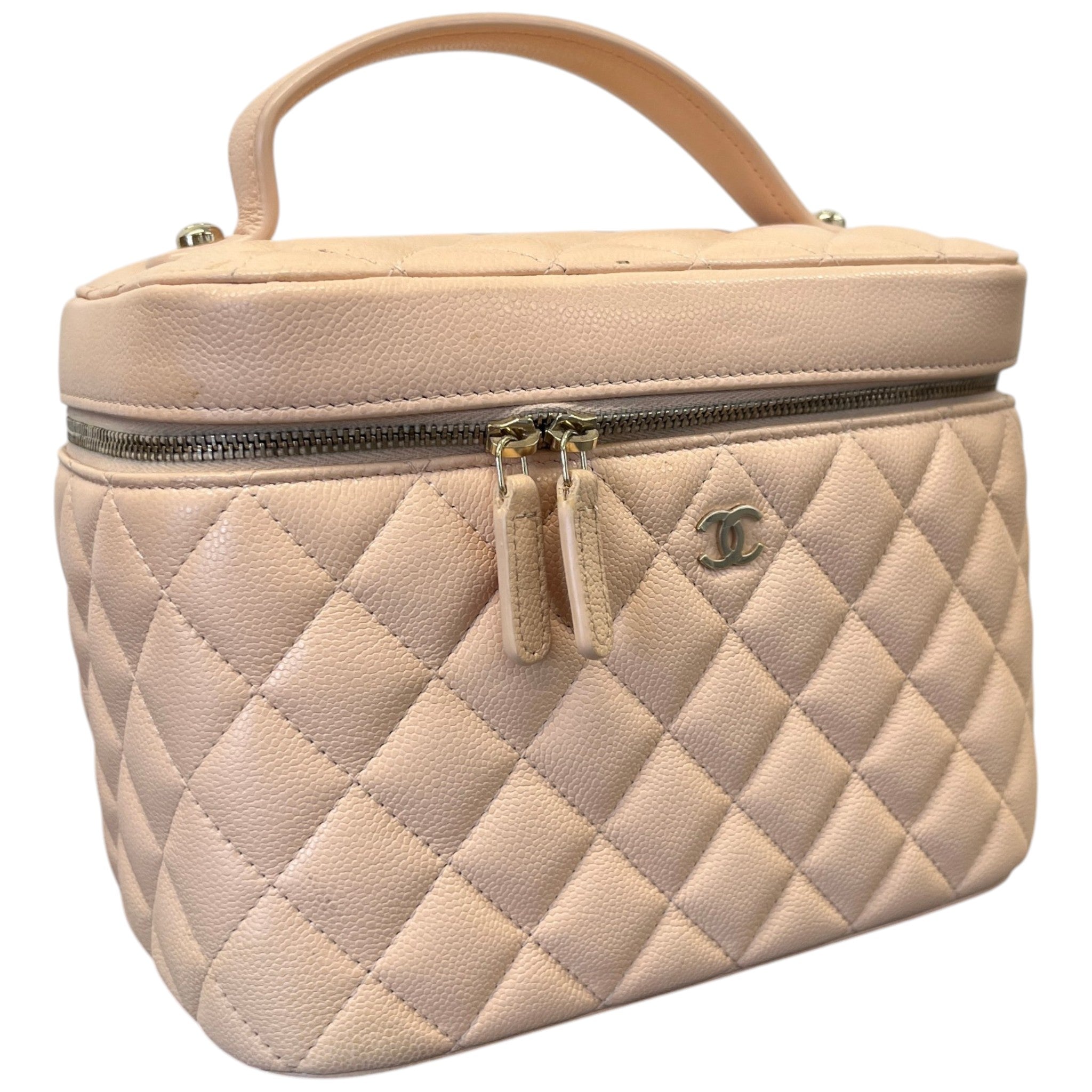 Women's Small Vanity Case Pouch Pink