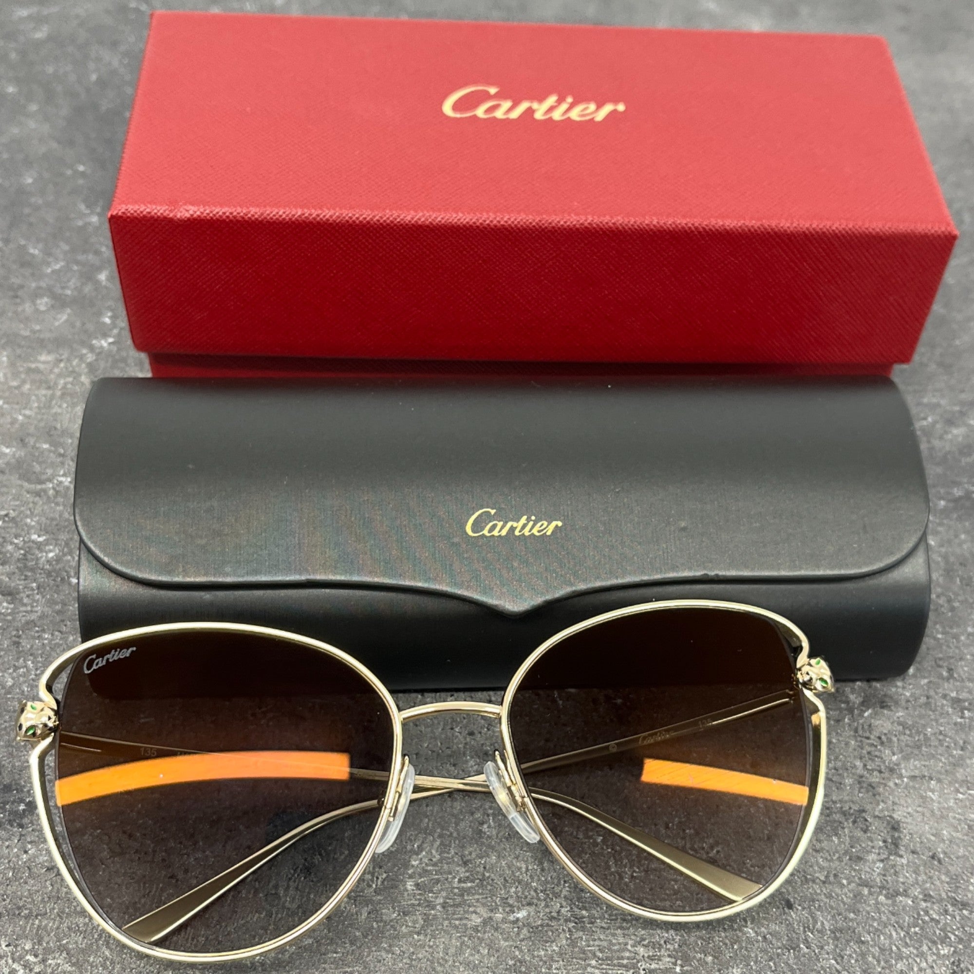 Women's Ct0236S Panthere Sunglasses Brown