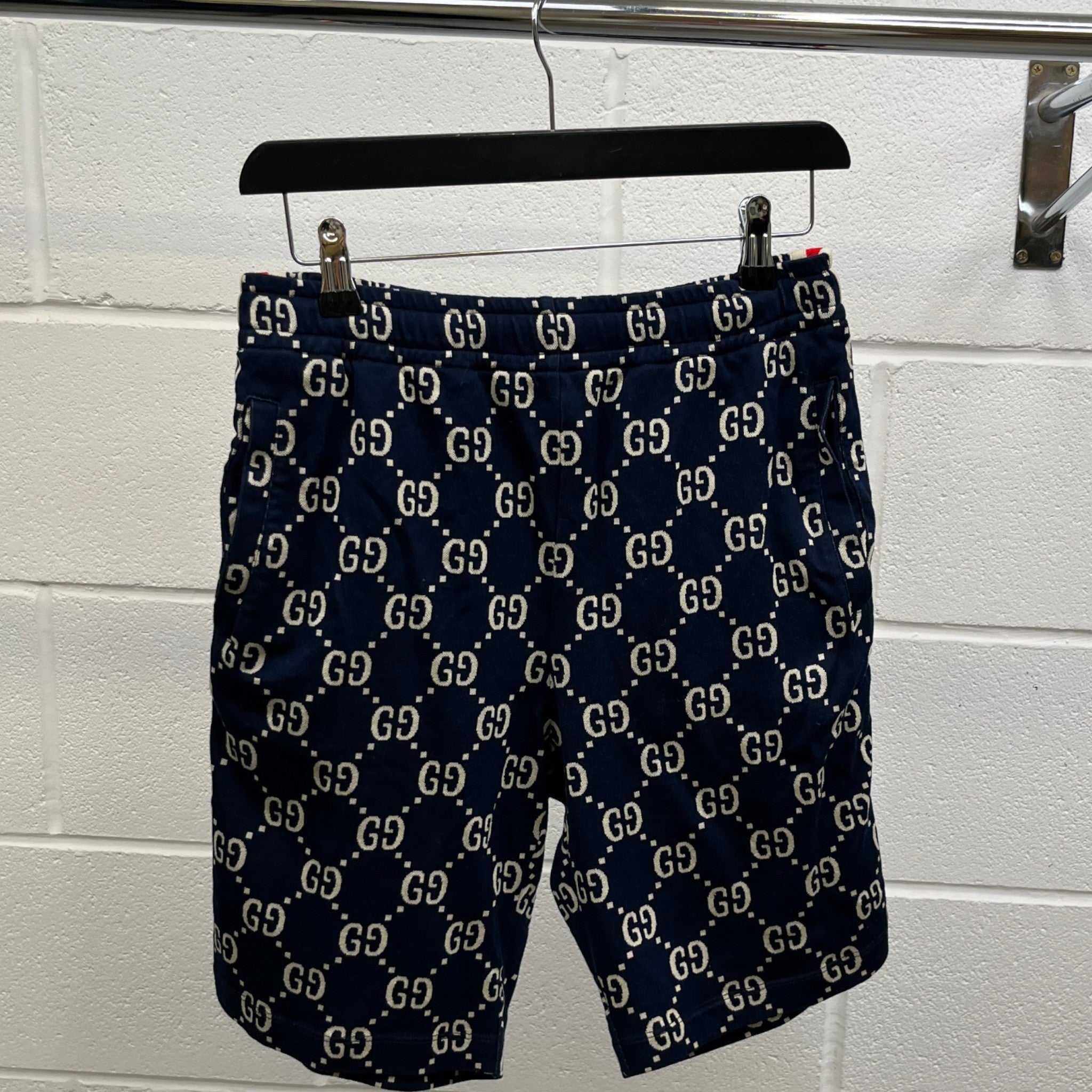 Men's Gg Supreme Shorts Navy Size S