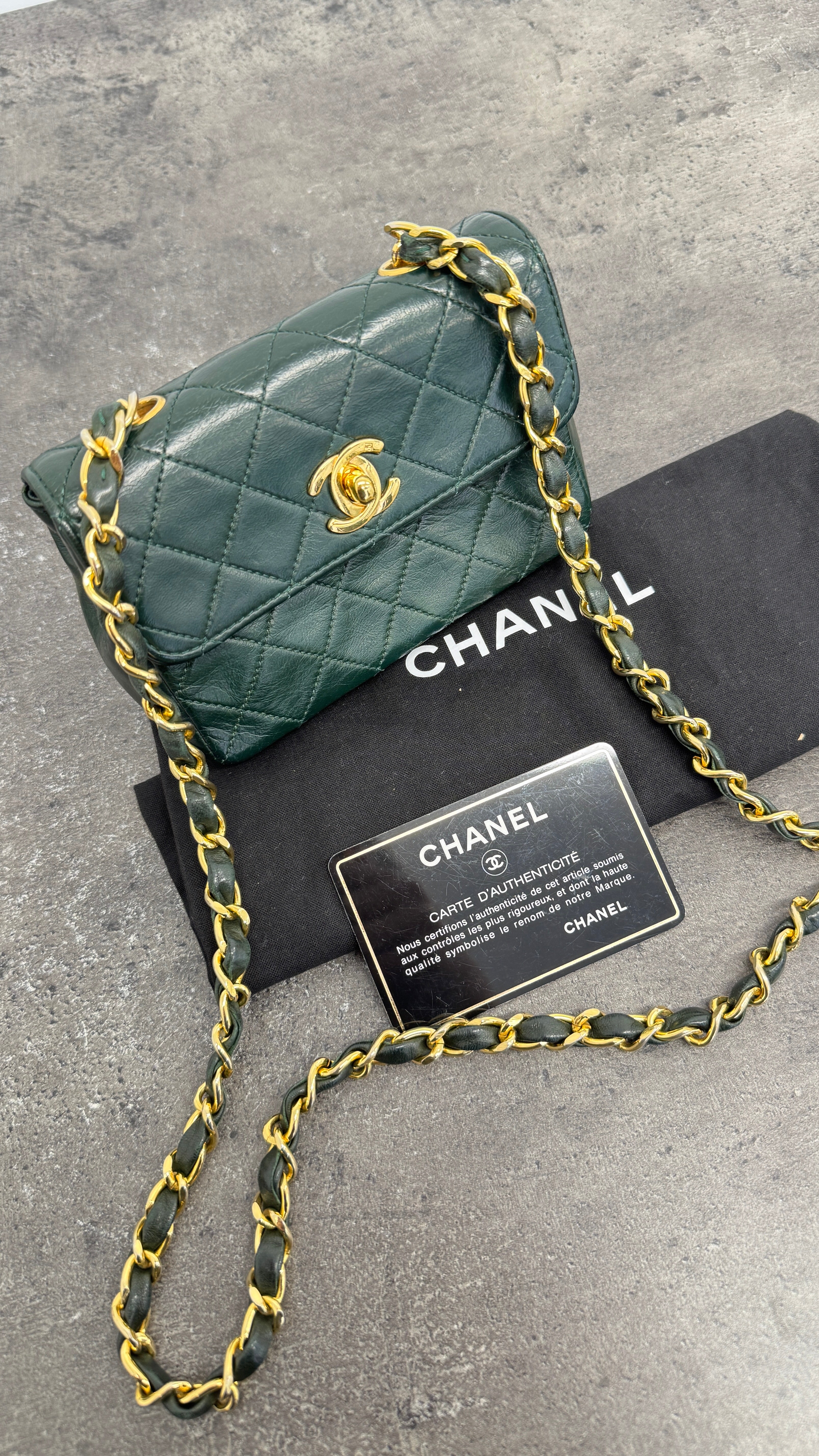 Women's Mini Flap Bag Green