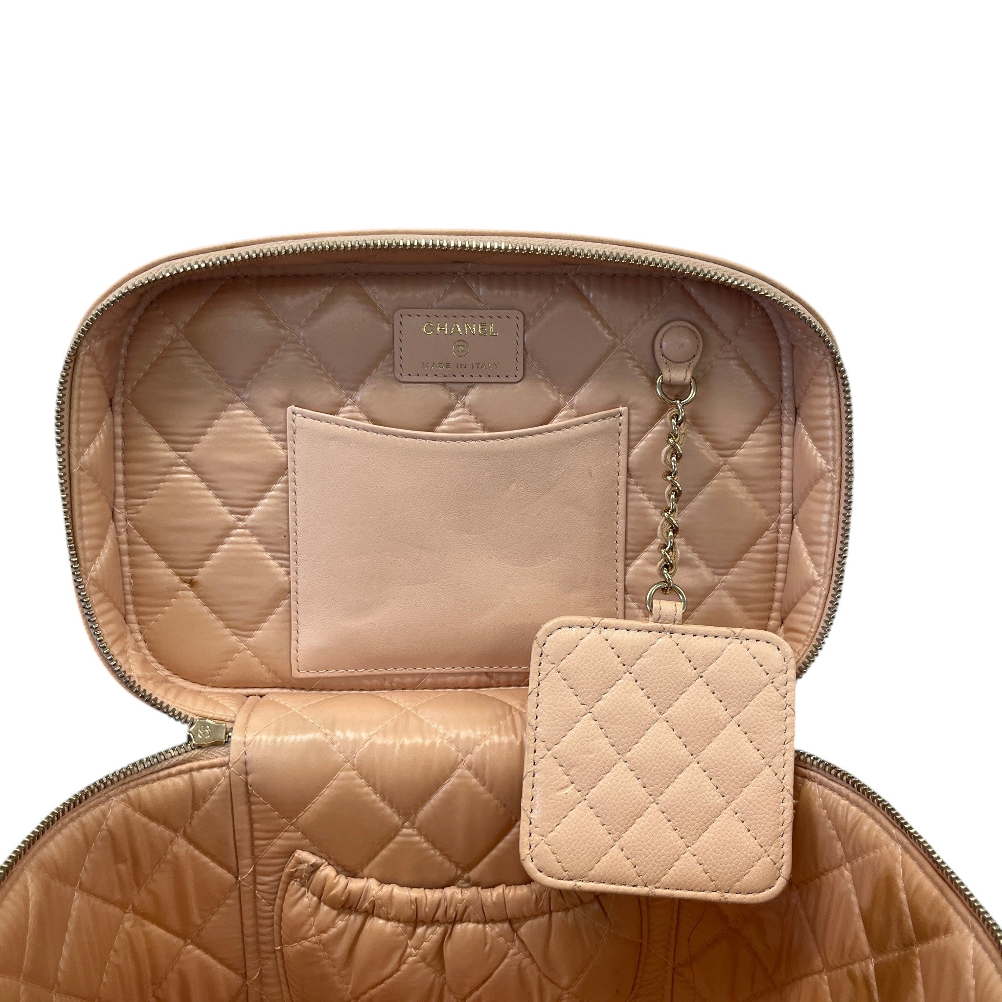 Women's Small Vanity Case Pouch Pink