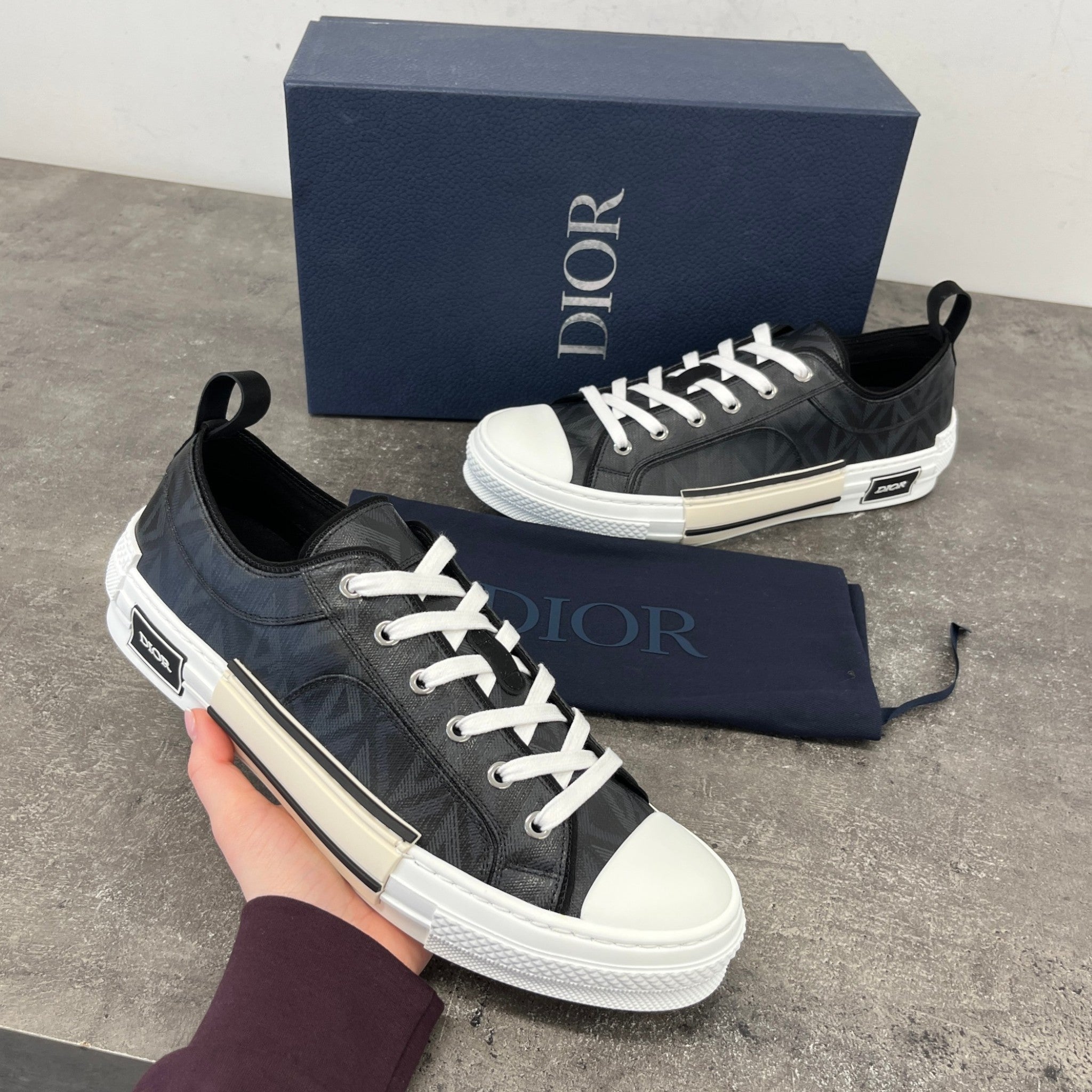 Men's B23 Low Trainers Black Size EU 44 / UK 10