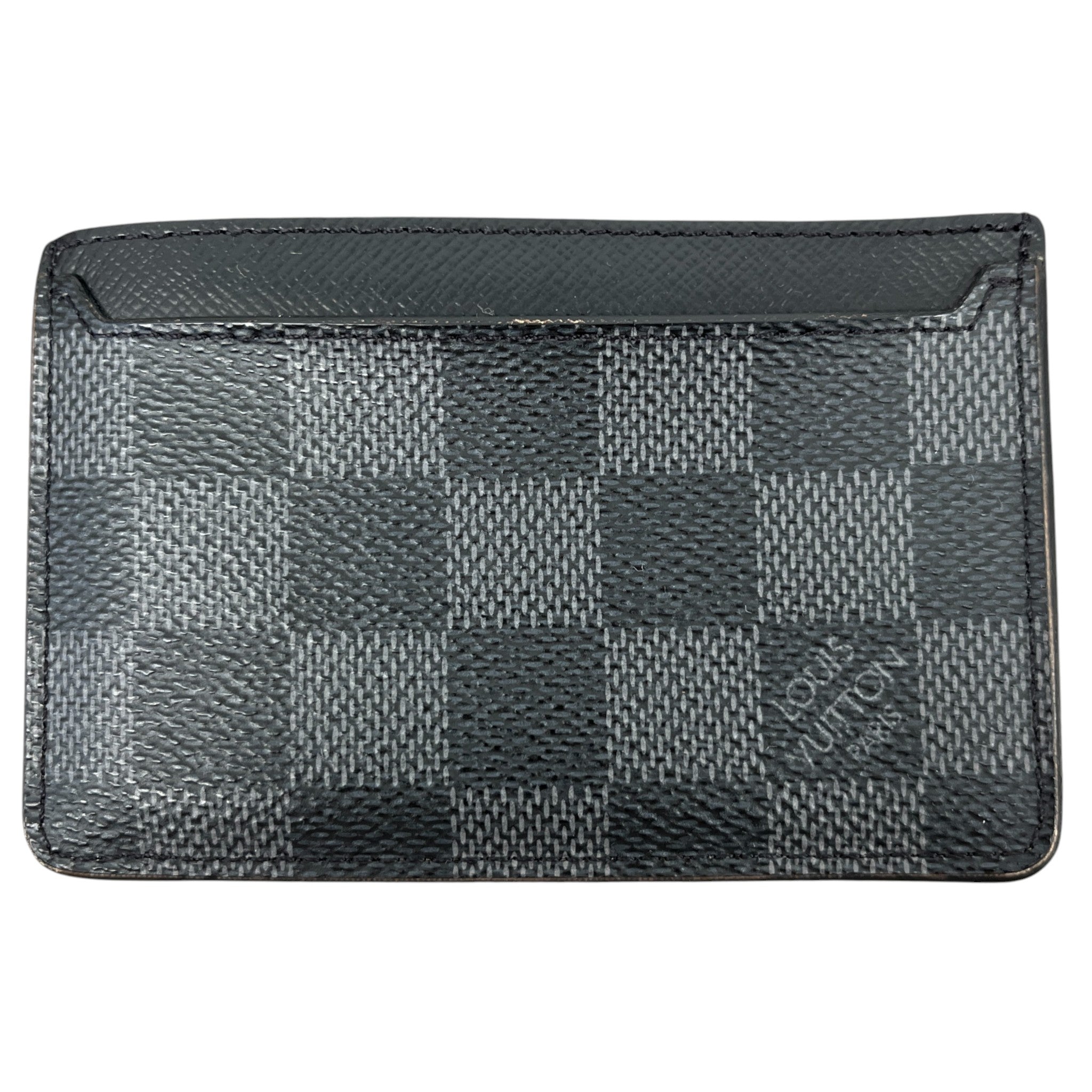 Men's Neo Portes Damier Graphite Card Holder Black