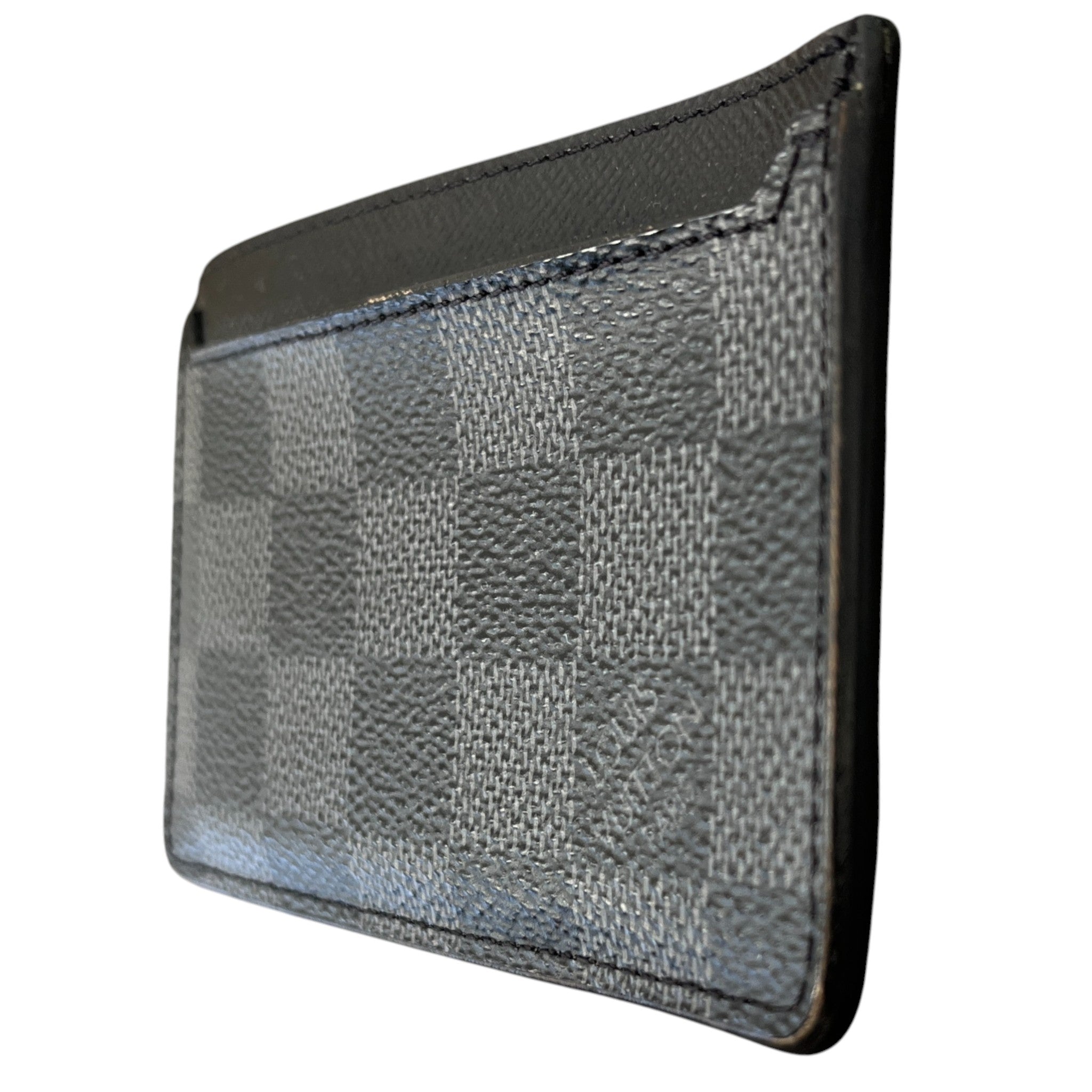 Men's Neo Portes Damier Graphite Card Holder Black