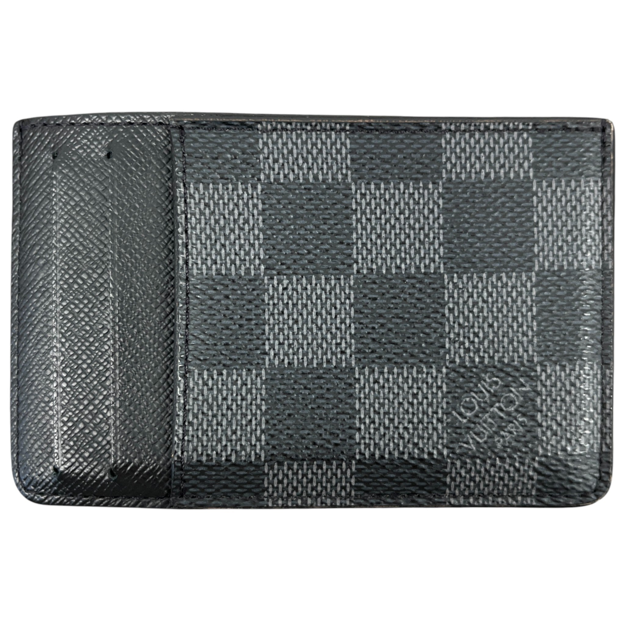 Men's Neo Portes Damier Graphite Card Holder Black