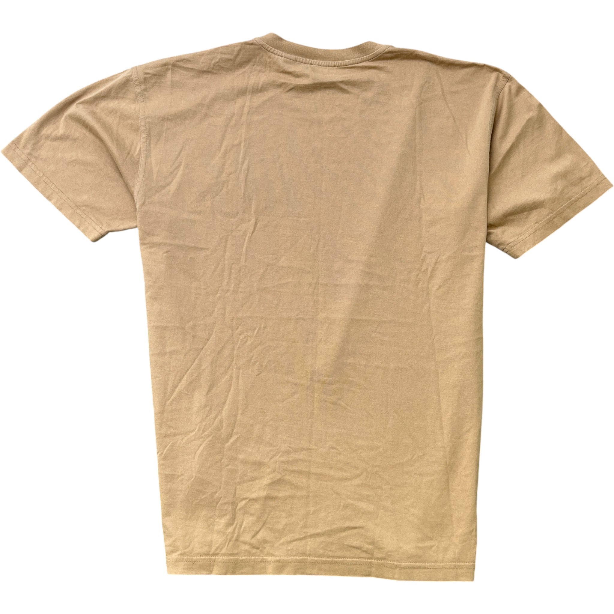 Men's Abel Coordinates Logo T-Shirt Beige Size XS