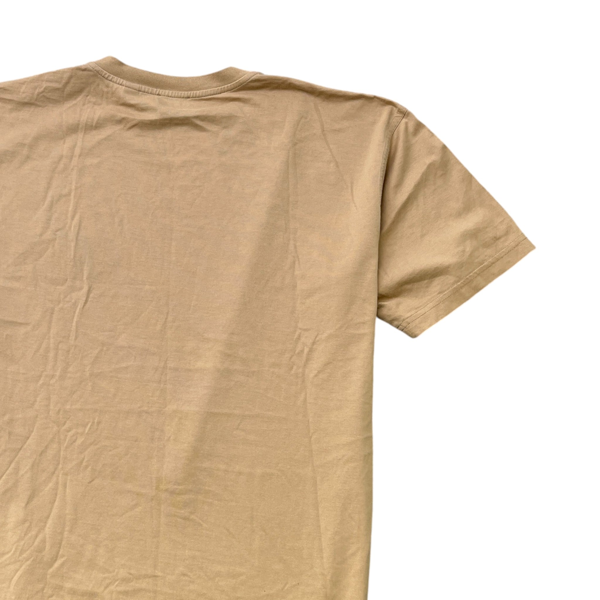 Men's Abel Coordinates Logo T-Shirt Beige Size XS