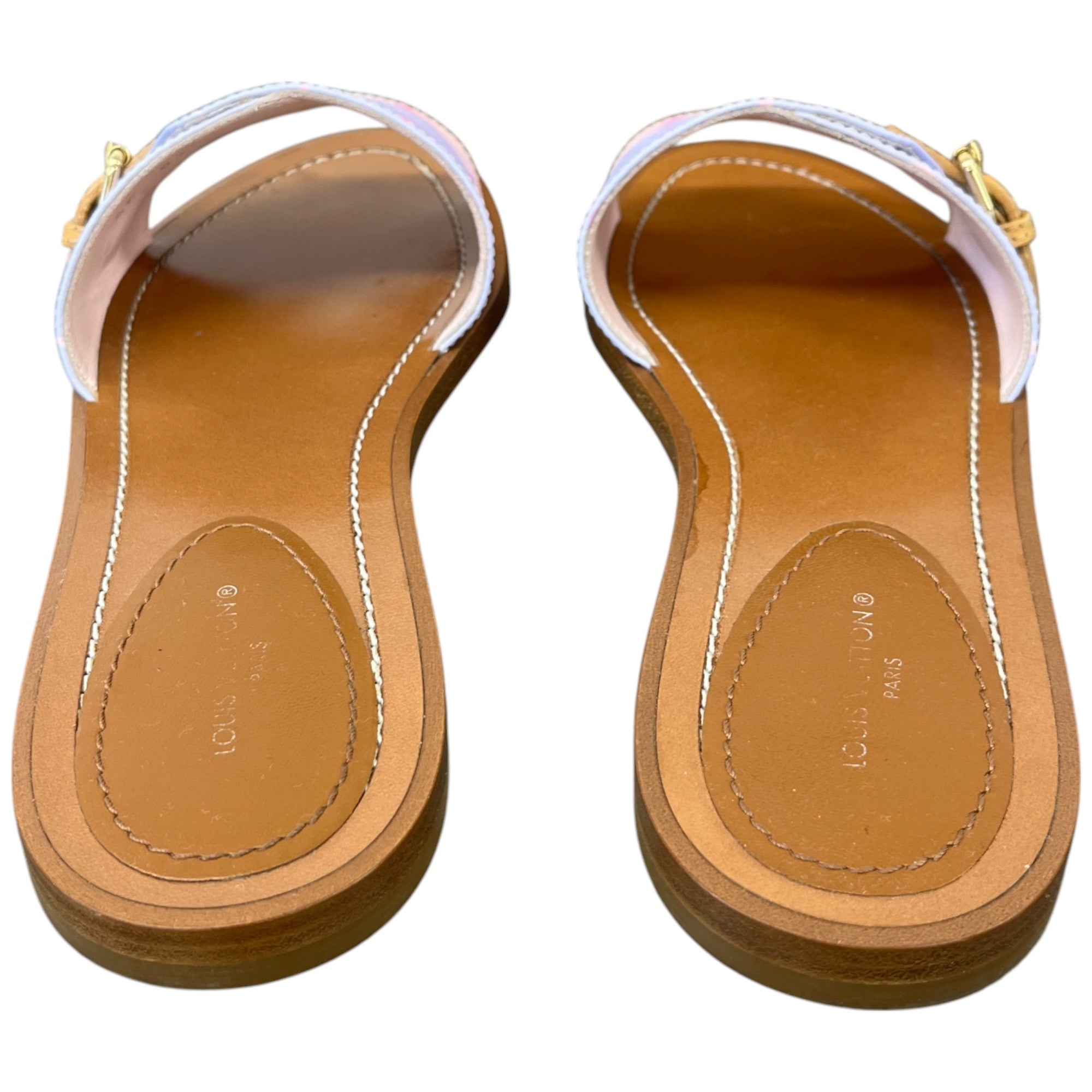 Women's Monogram In The City Flat Mules Brown Size EU 36 / UK 3