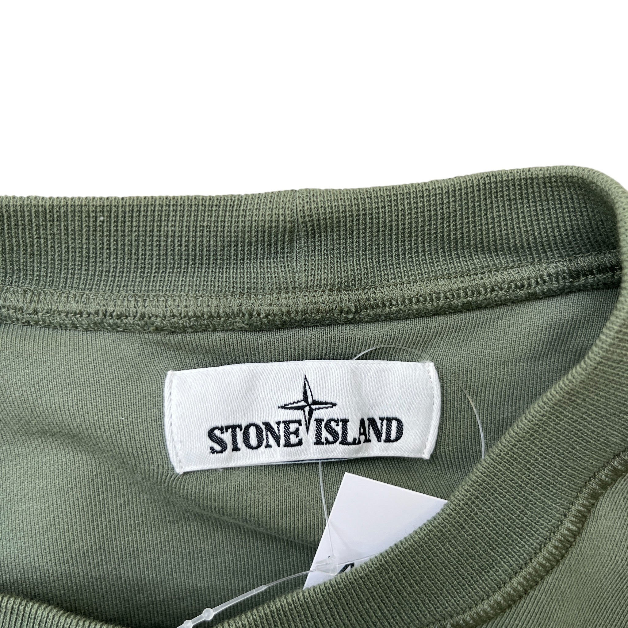 Men's Applique Logo Jumper Khaki Size XXL