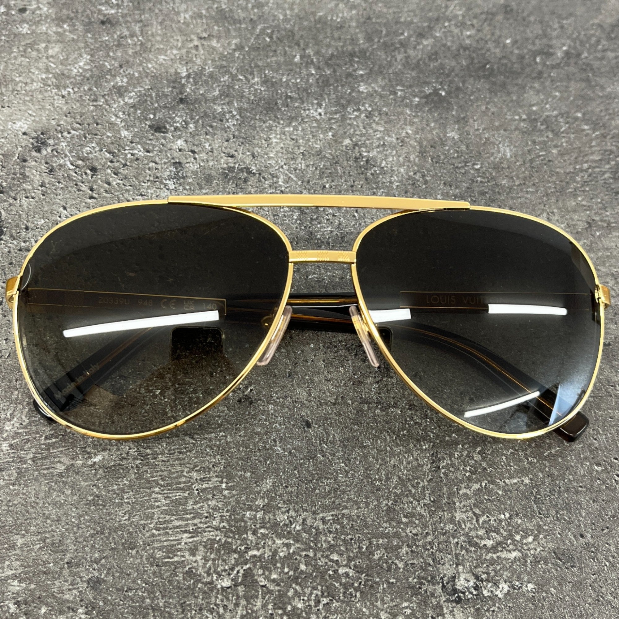 Men's Attitude Pilot Sunglasses Brown