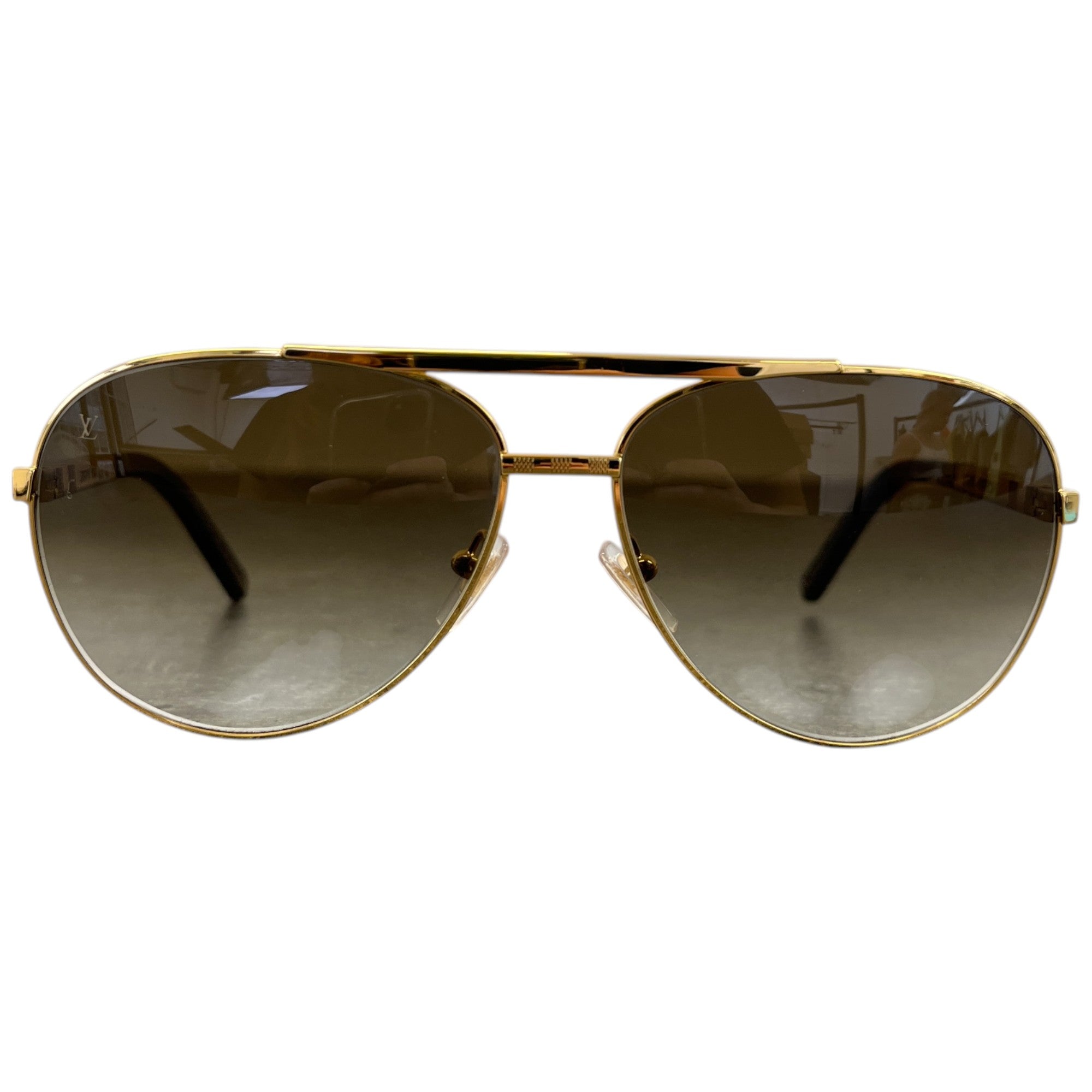 Men's Attitude Pilot Sunglasses Brown