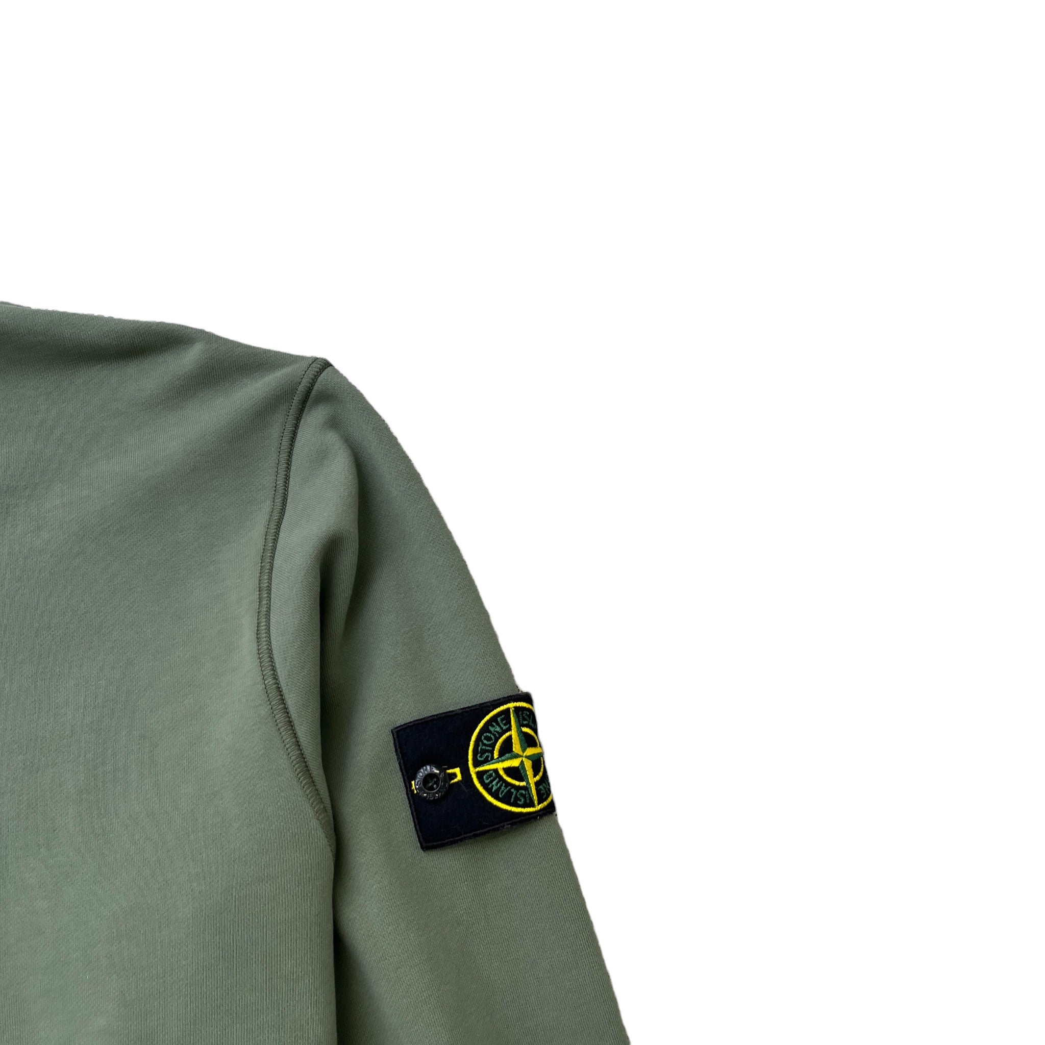 Men's Applique Logo Jumper Khaki Size XXL