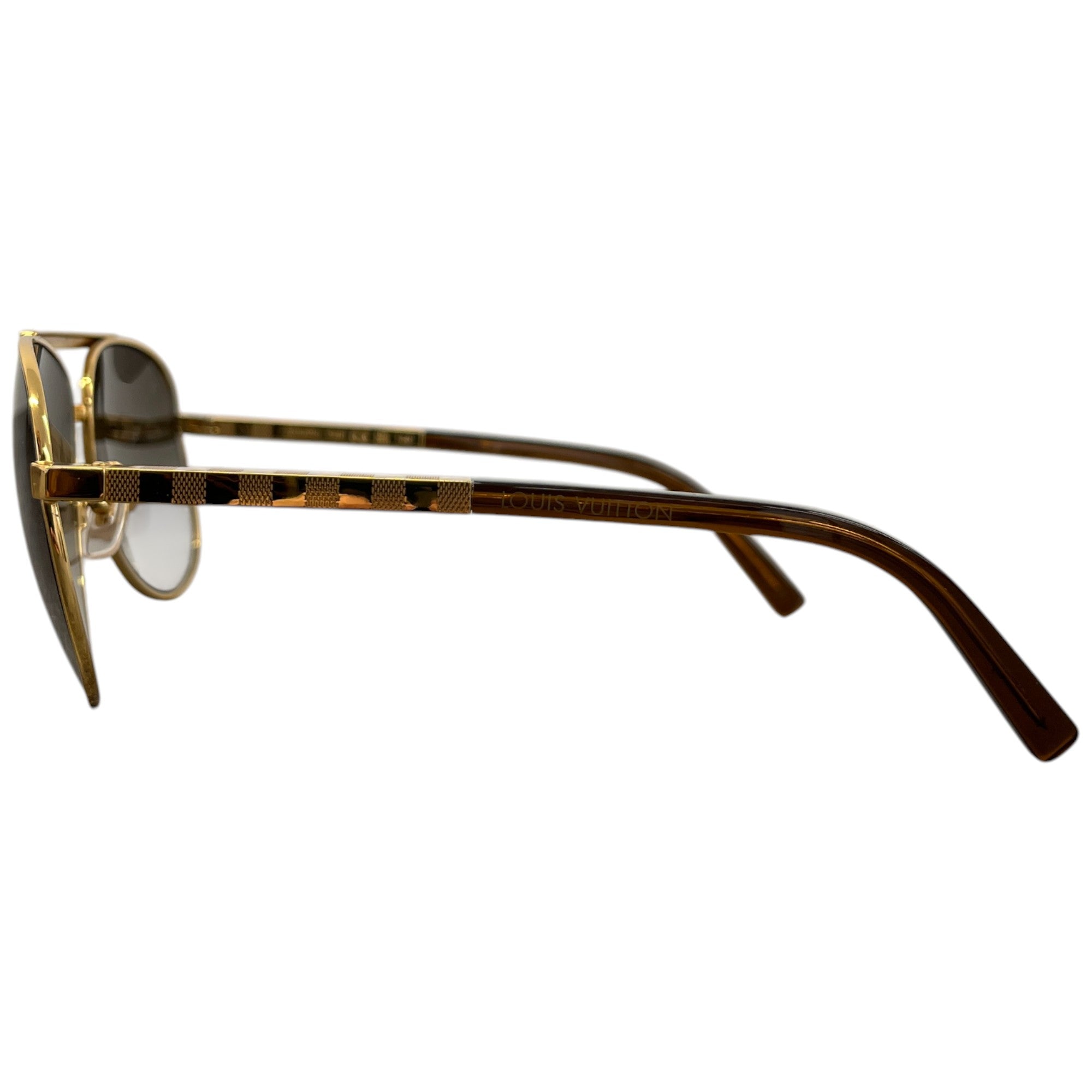 Men's Attitude Pilot Sunglasses Brown