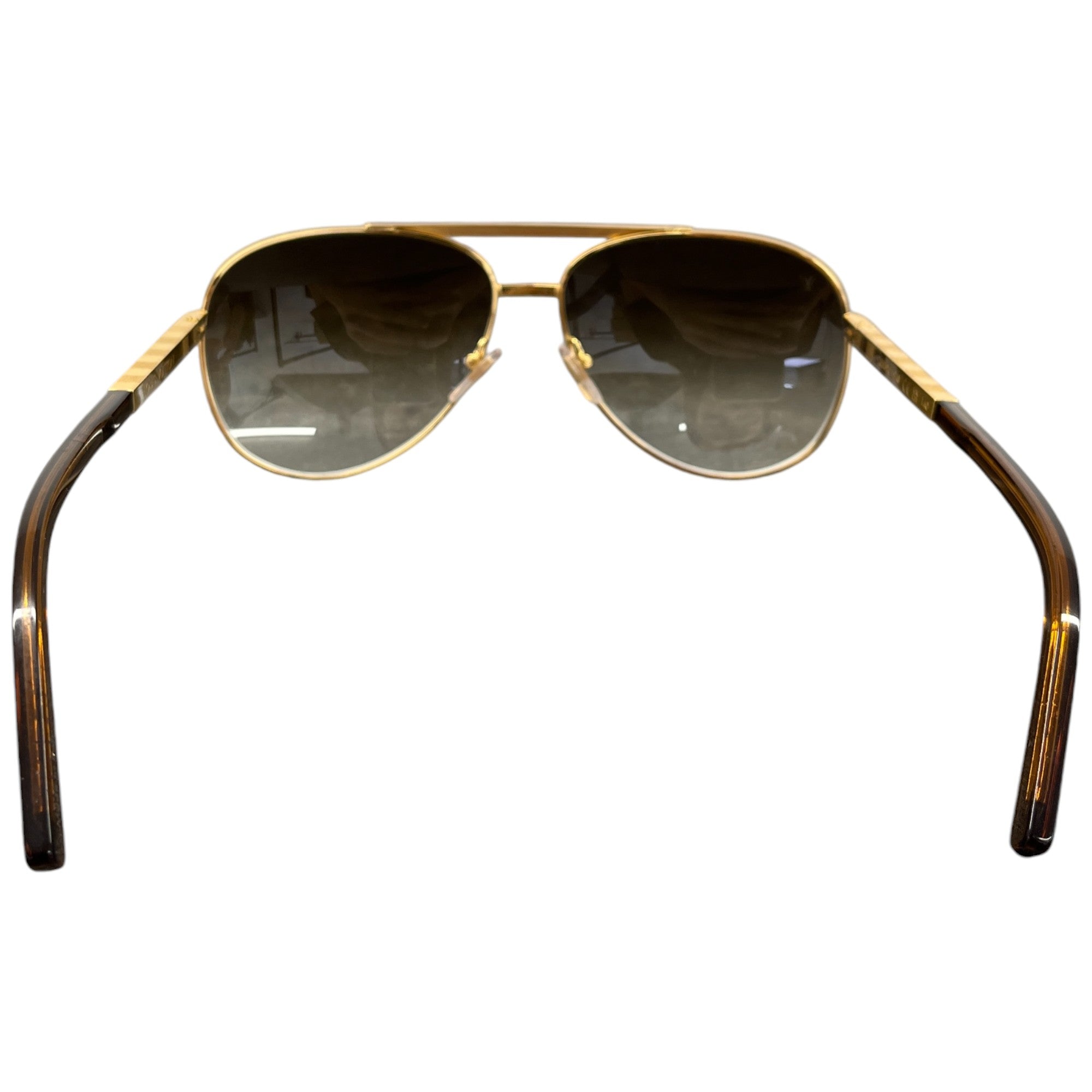 Men's Attitude Pilot Sunglasses Brown
