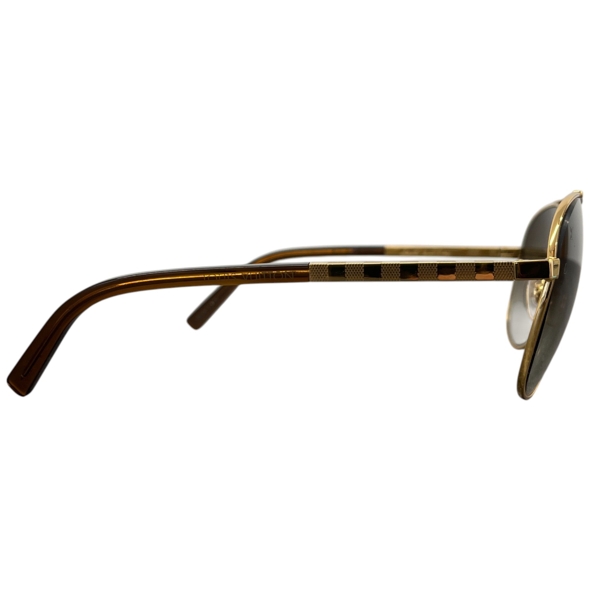 Men's Attitude Pilot Sunglasses Brown