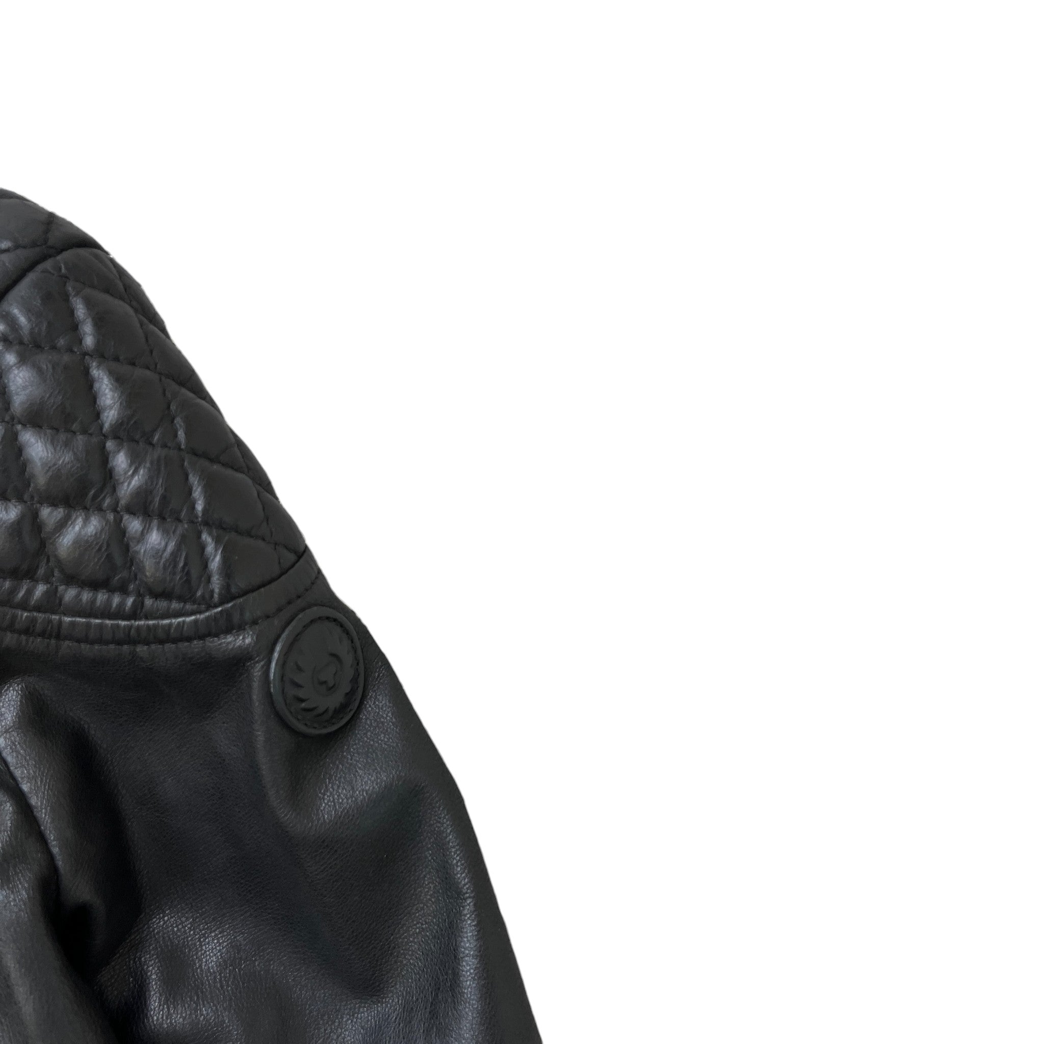 Women's Moto Biker Jacket Black Size 44 / UK 12