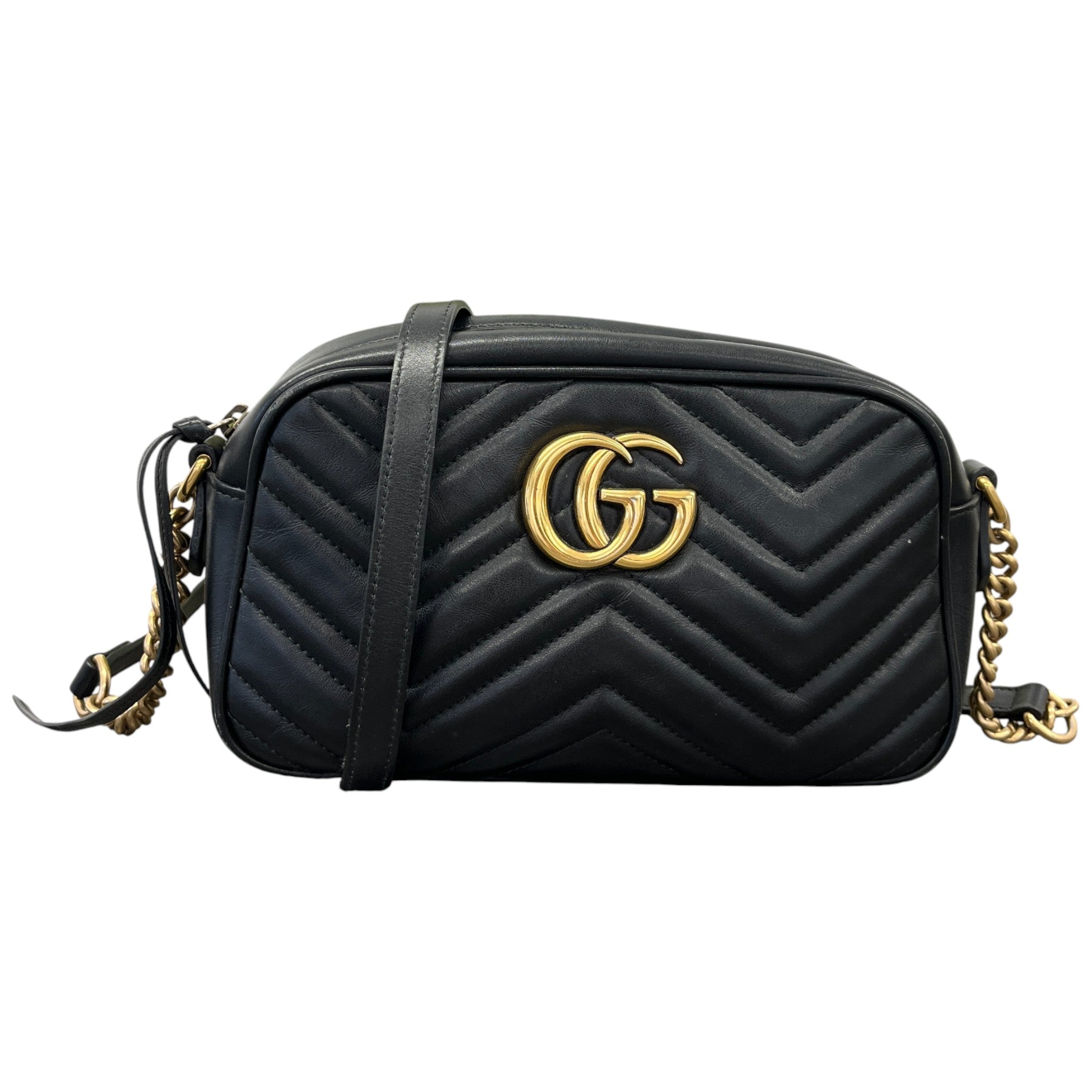 Women's Gg Marmont Small Camera Bag Black