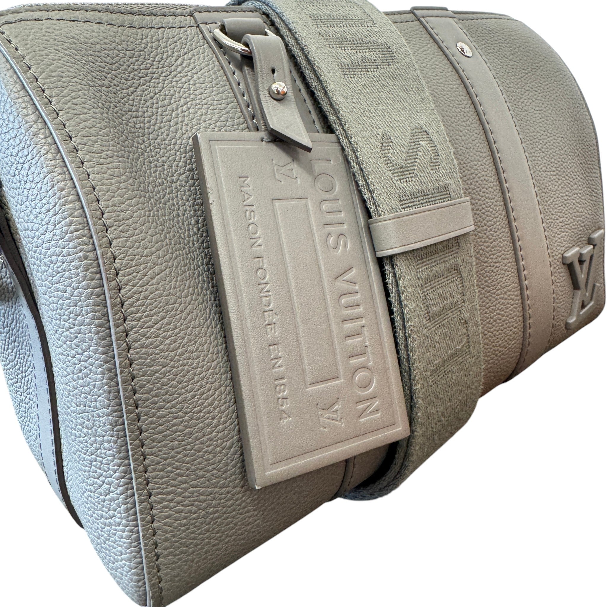 Men's Aerogram City Keepall Crossbody Bag Grey
